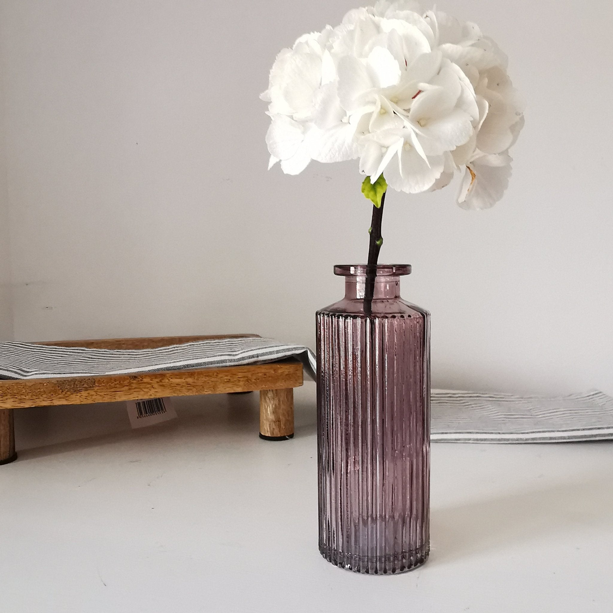 Mix of glass bottle vases set of 5
