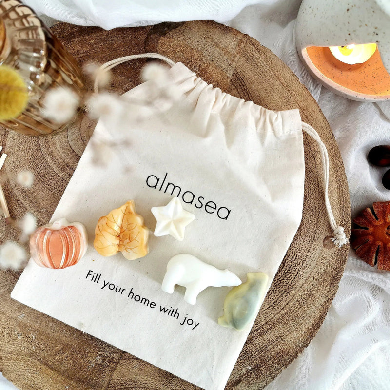 Wax Melt Sample Set – Autumn & Winter Gift UK   Handcrafted Sustainable Living  Almasea