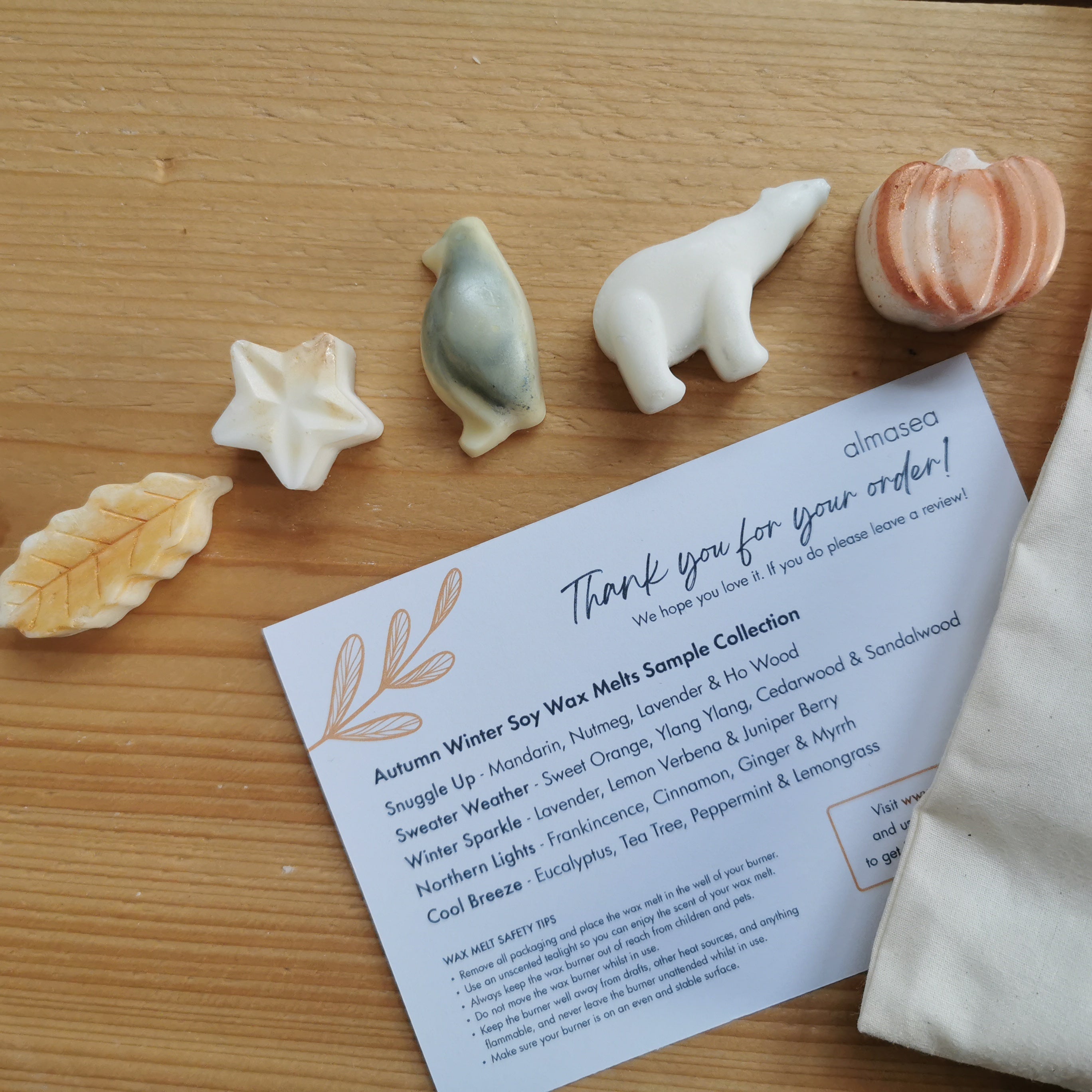 Autumn Winter Sample Collection Wax Melts