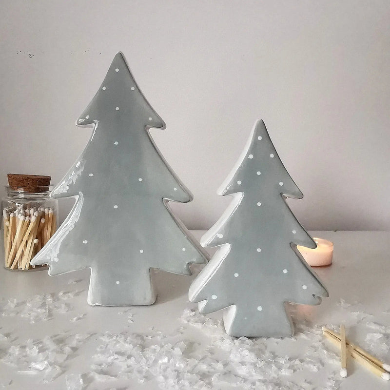 Ceramic Polka Dot Christmas Tree   Handcrafted Sustainable Living  Almasea