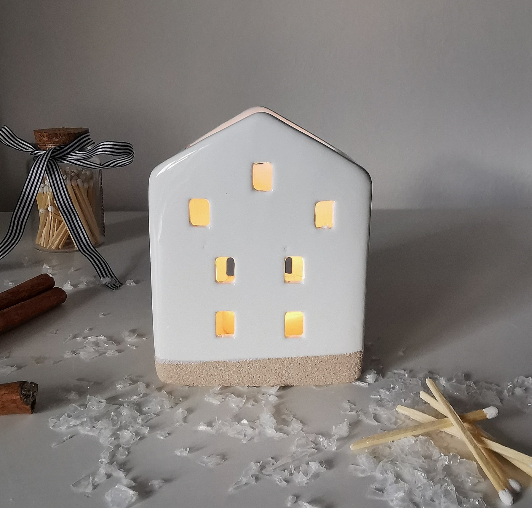Ceramic Tealight Houses
