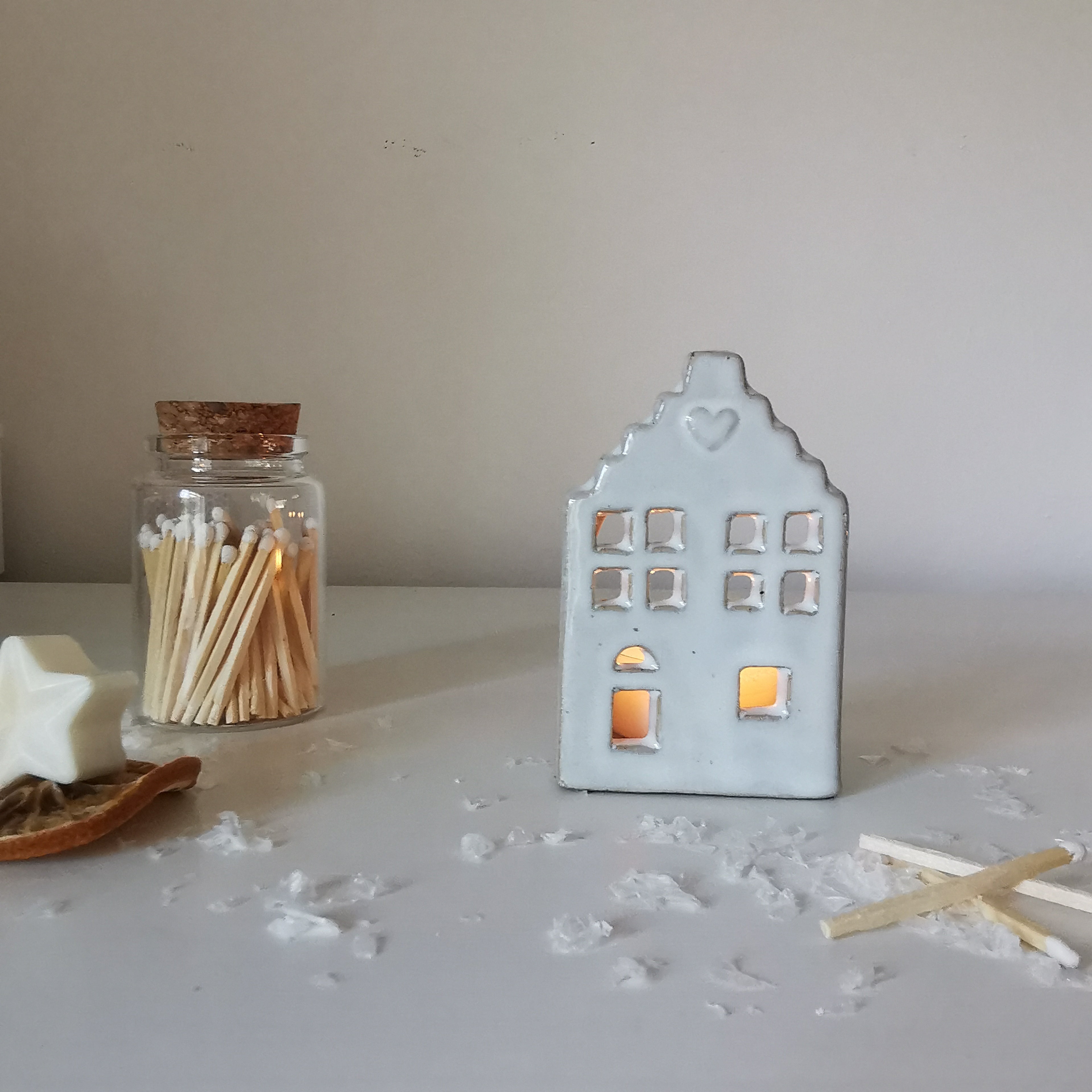 Natural Ceramic Tlight holders