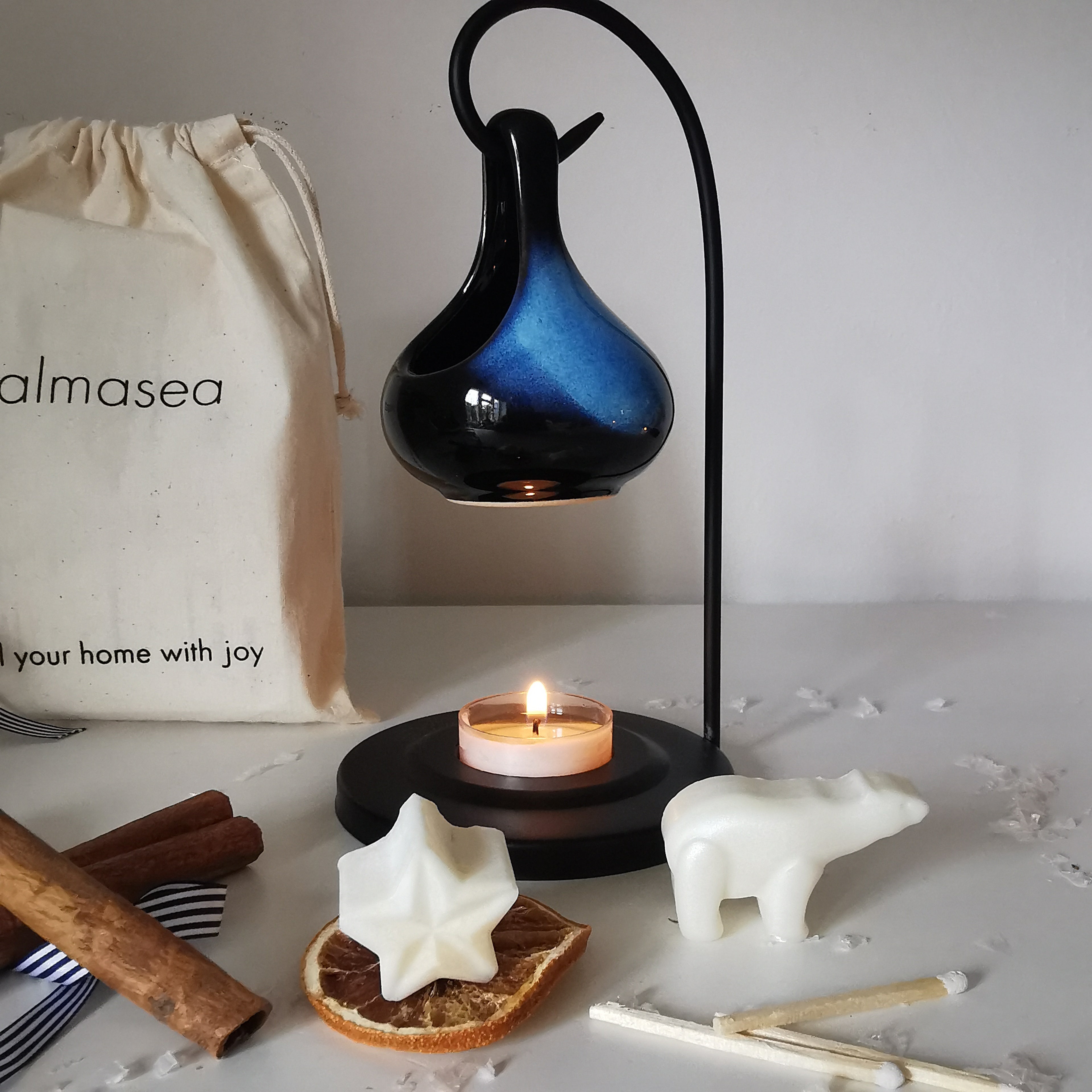 Hanging tear drop wax burner / oil burner