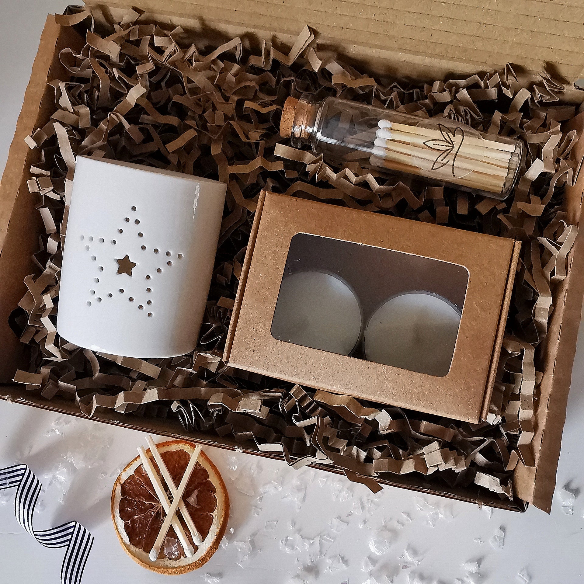 Star Tealight Holder Gift Box