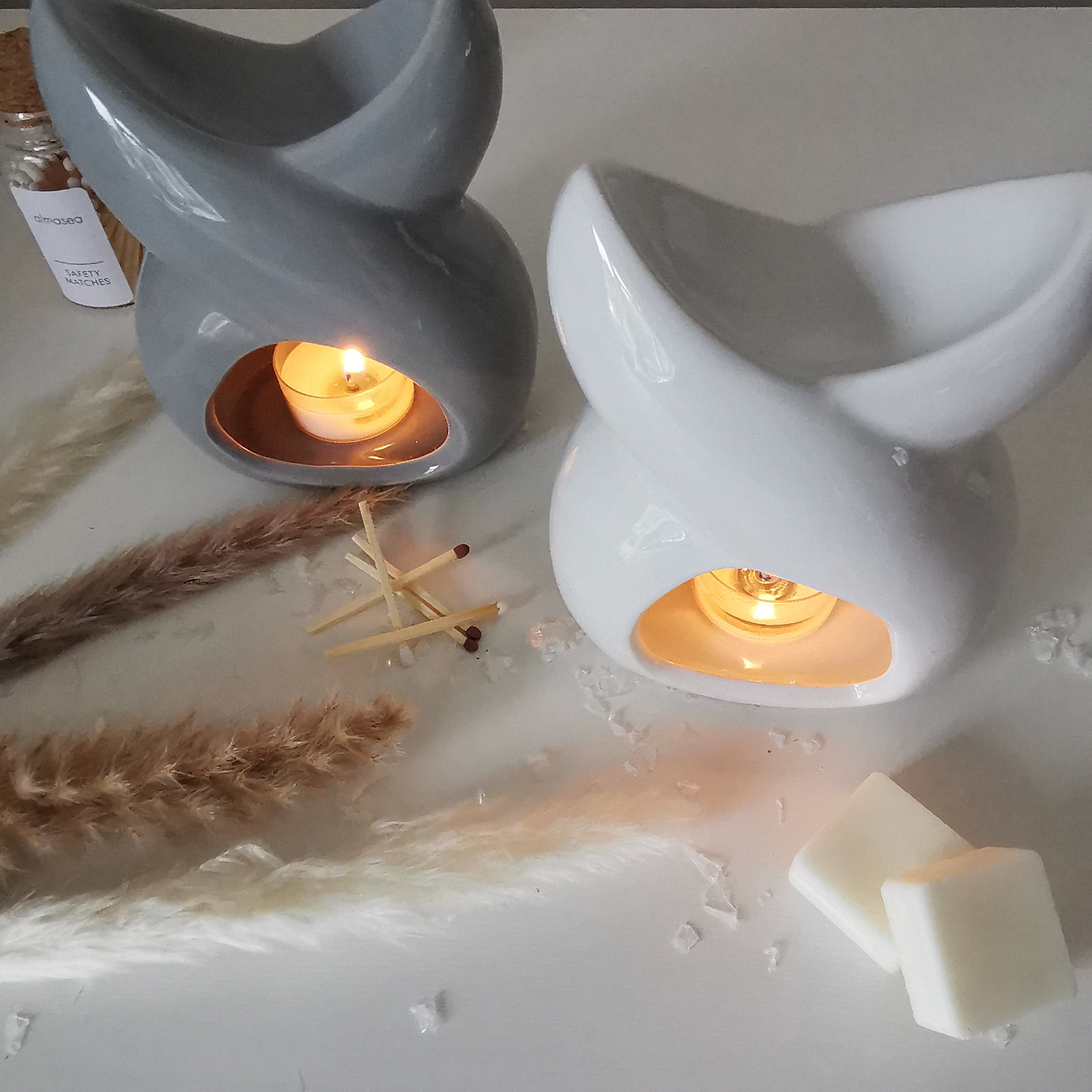Twisted Ceramic Wax burner