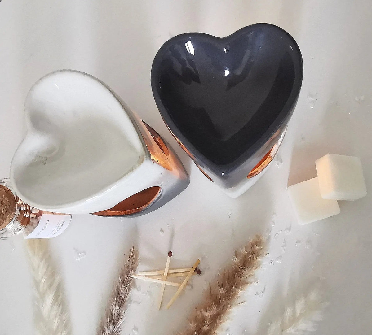 Heart Wax Burner   Handcrafted Sustainable Living  Almasea