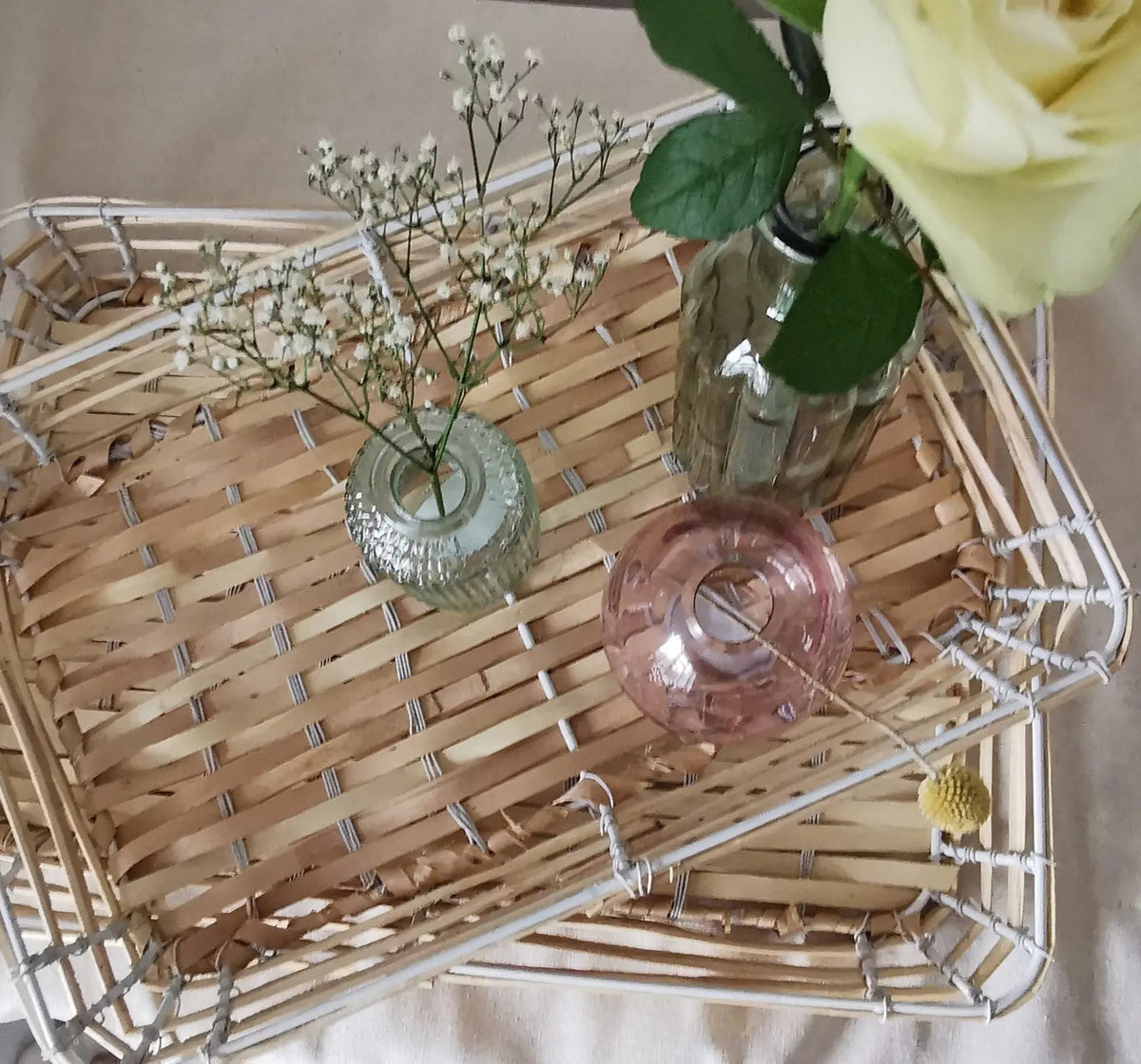 Rectangular Bamboo Tray Baskets – Mediterranean Rustic Style   Handcrafted Sustainable Living  Almasea