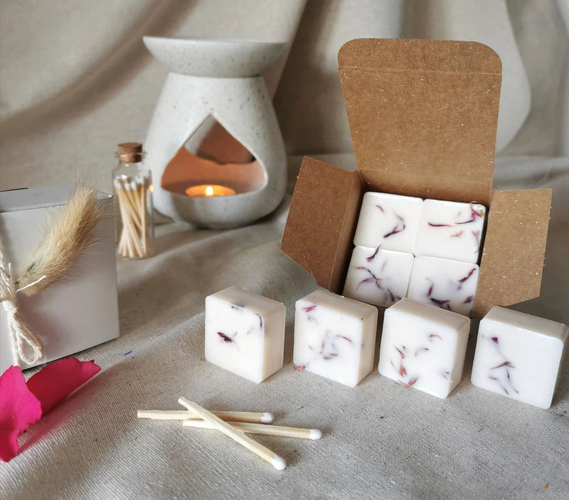 Creamy Rose Wax Melts | Jasmine, Vetiver & Vanilla UK   Handcrafted Sustainable Living  Almasea