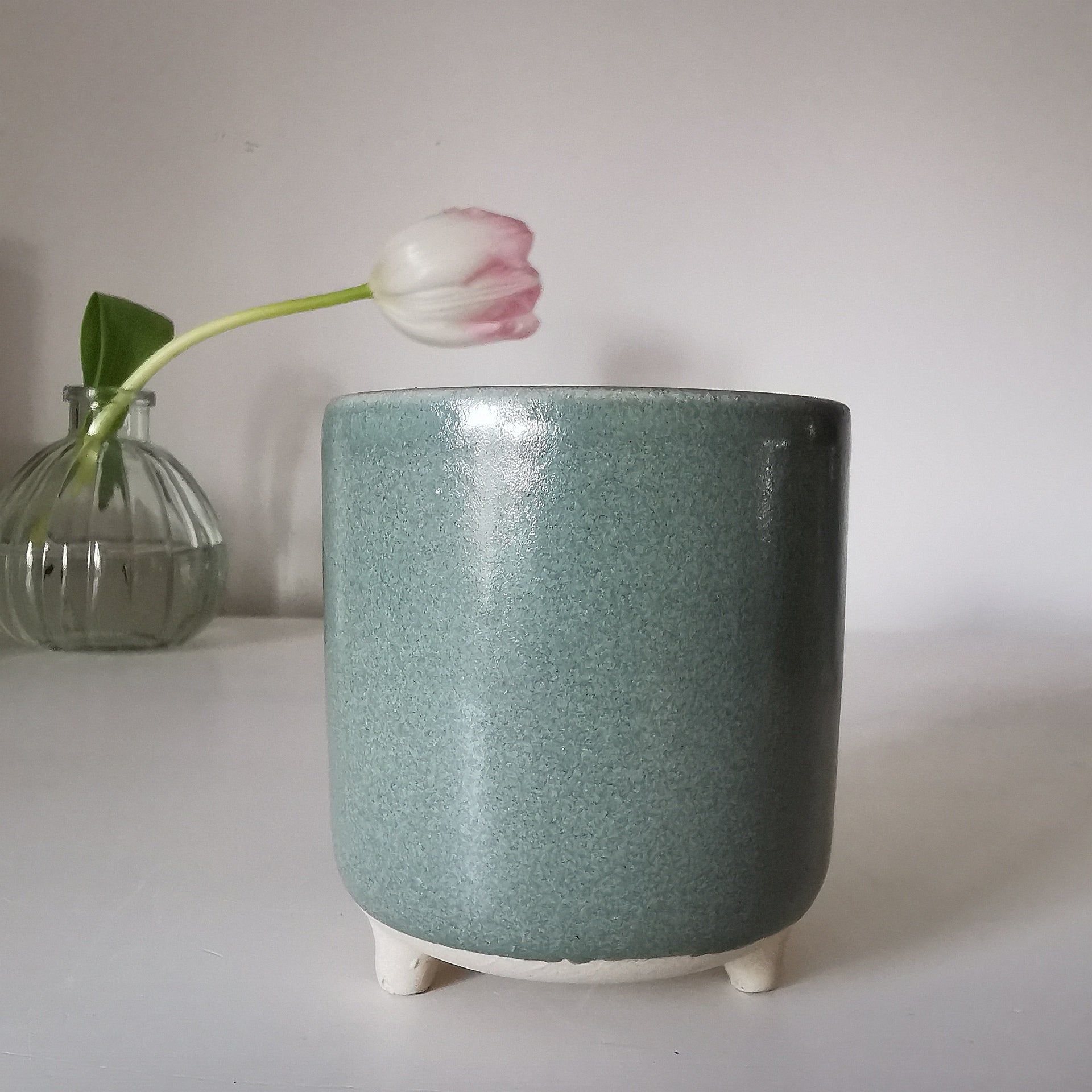 Small Green Plant Pots