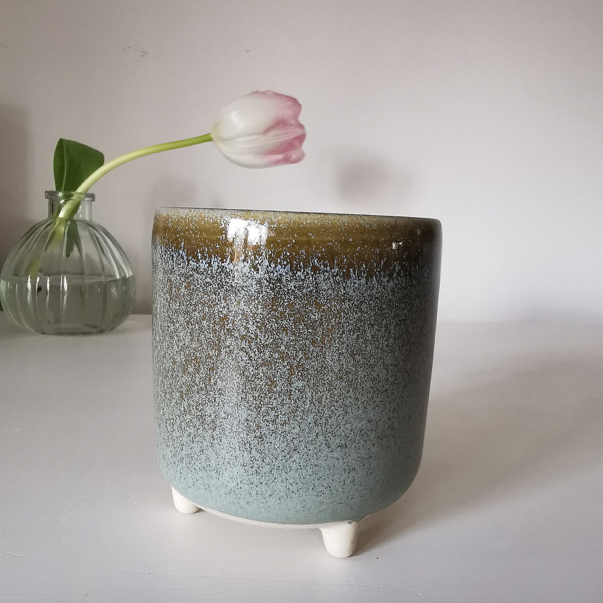 Small Green Plant Pots