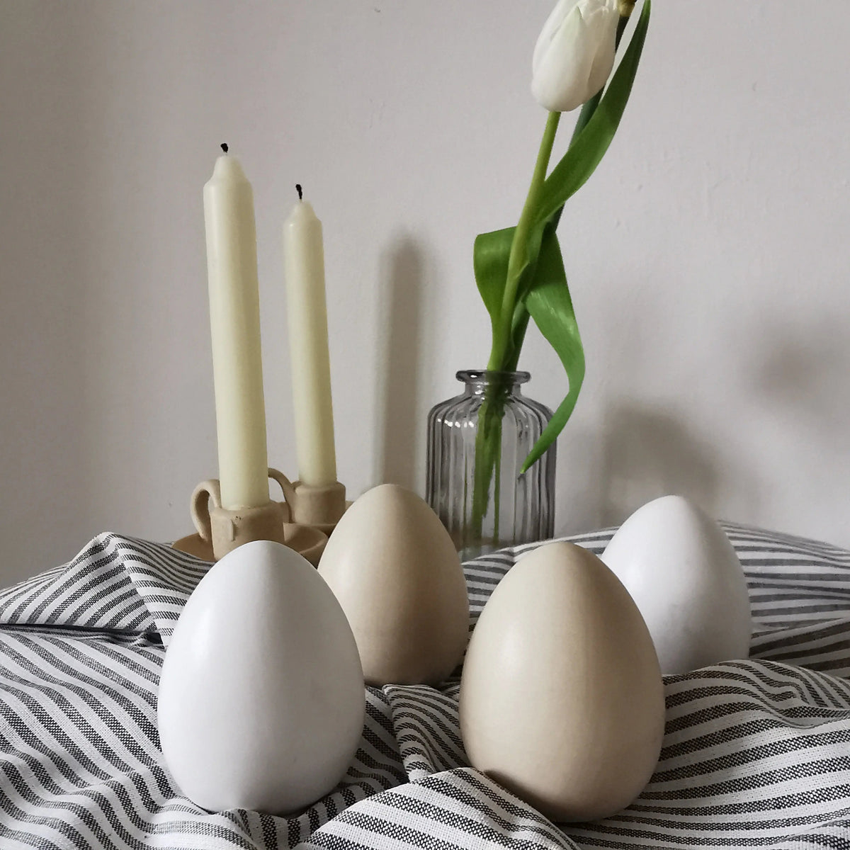 Ceramic Easter Egg Decoration   Handcrafted Sustainable Living  Almasea