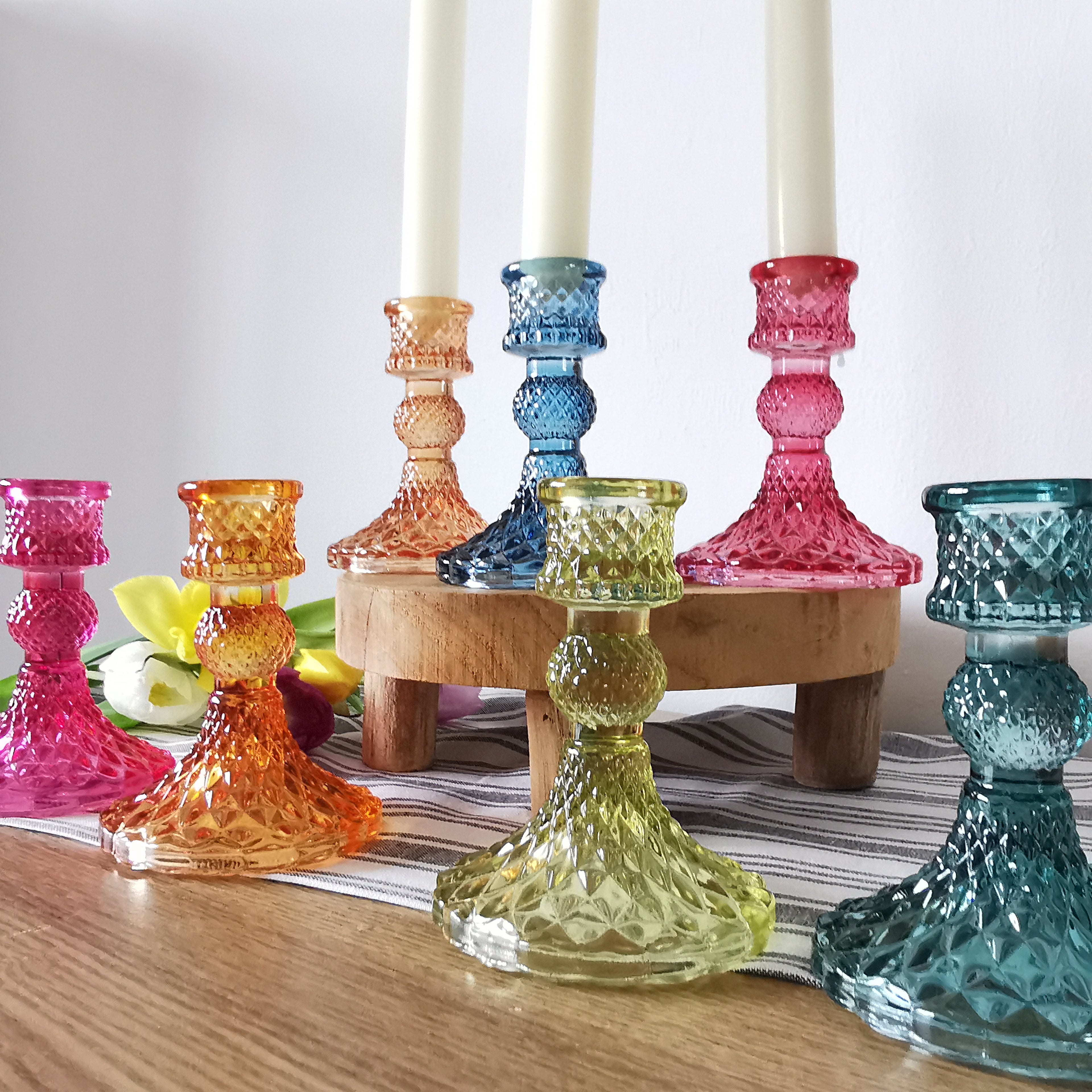 Jewel Candle Stick Holder