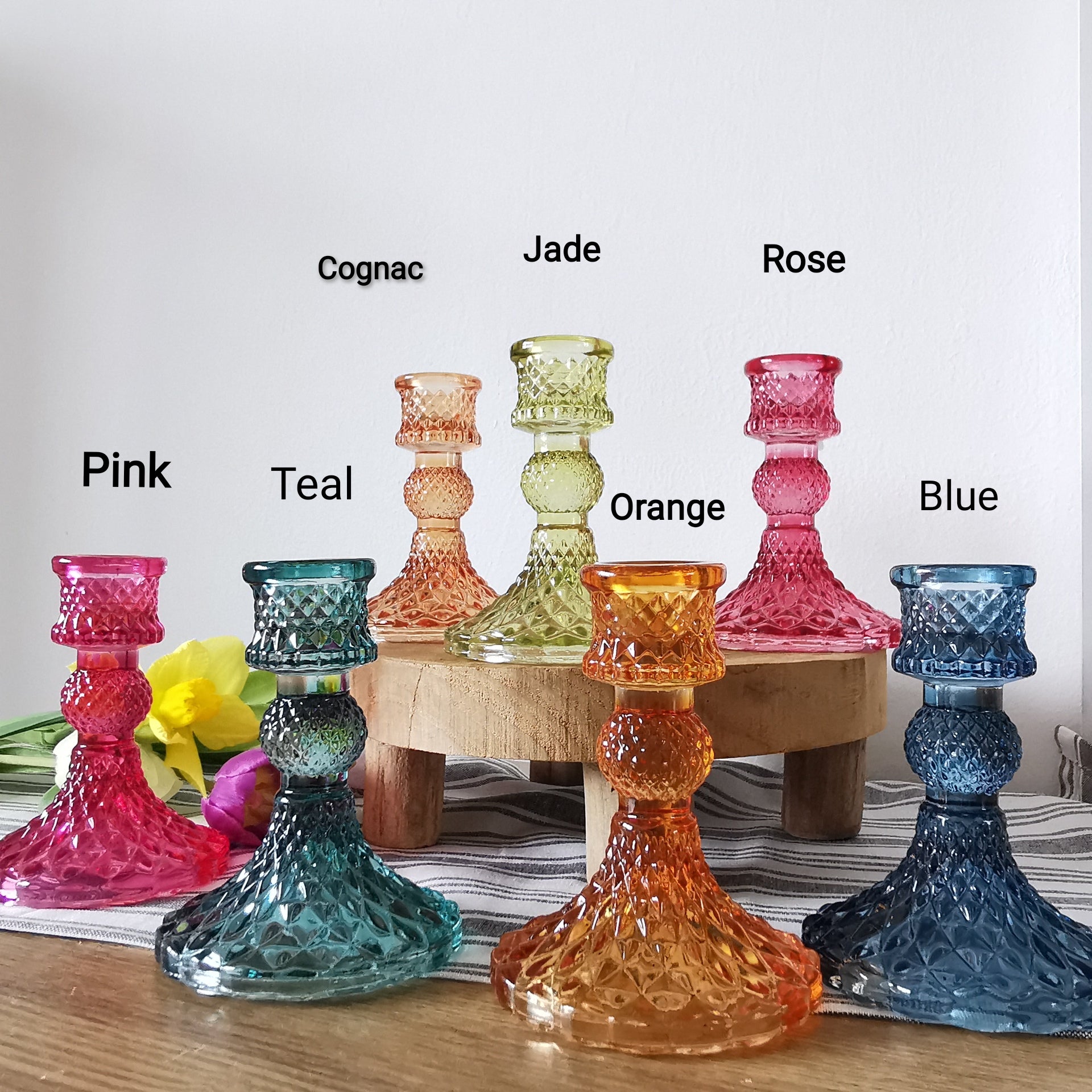 Jewel Candle Stick Holder