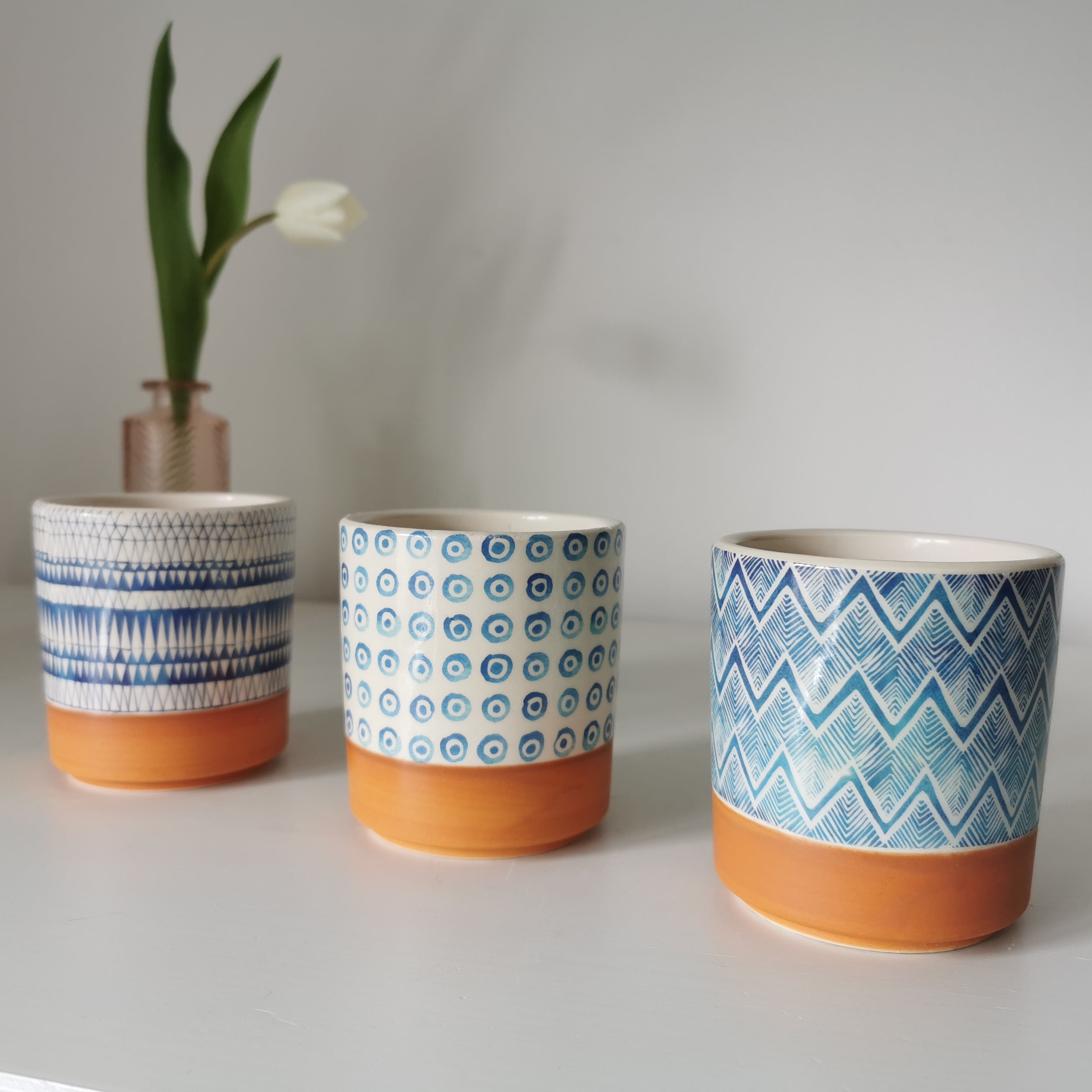 Set of 3 plant pots