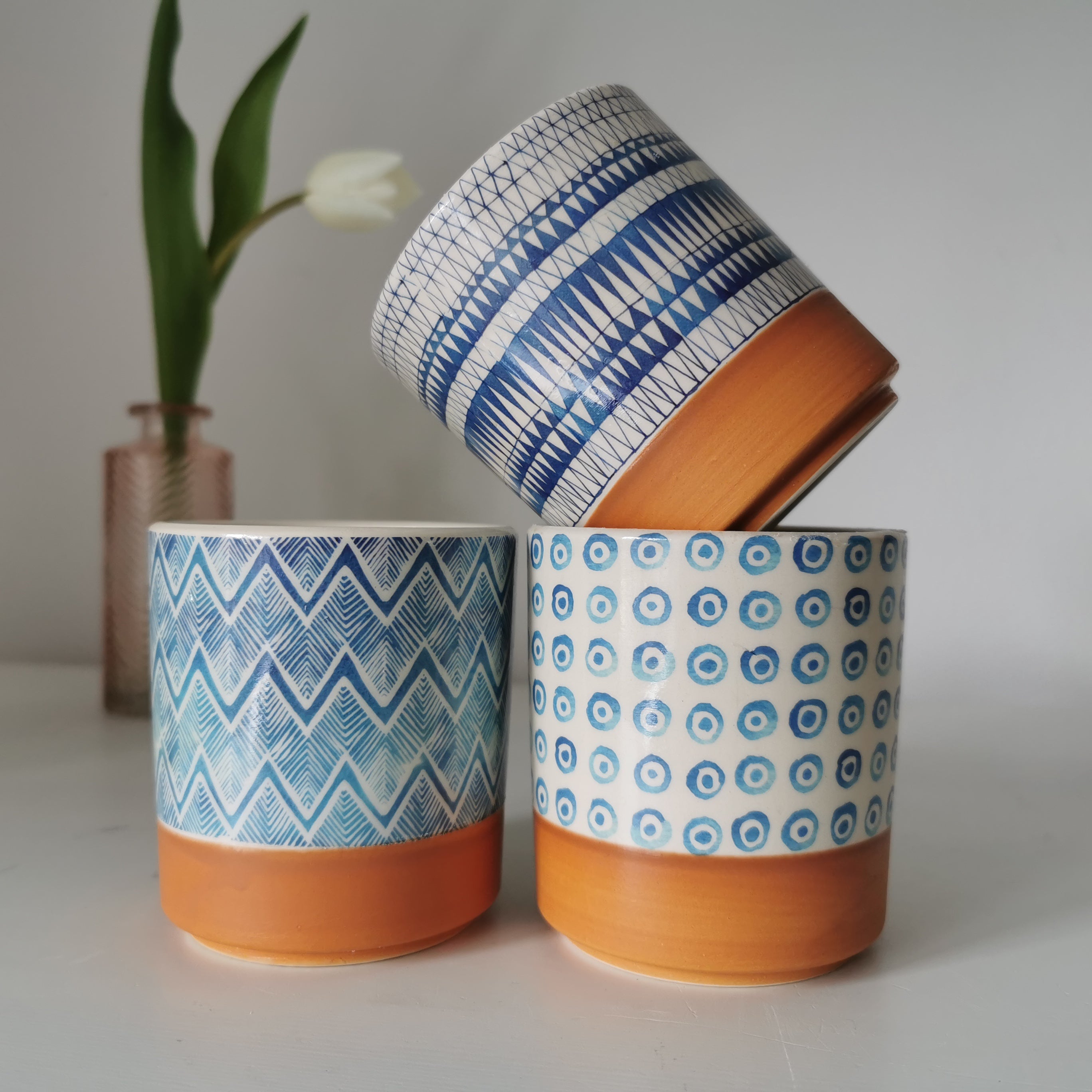 Set of 3 plant pots
