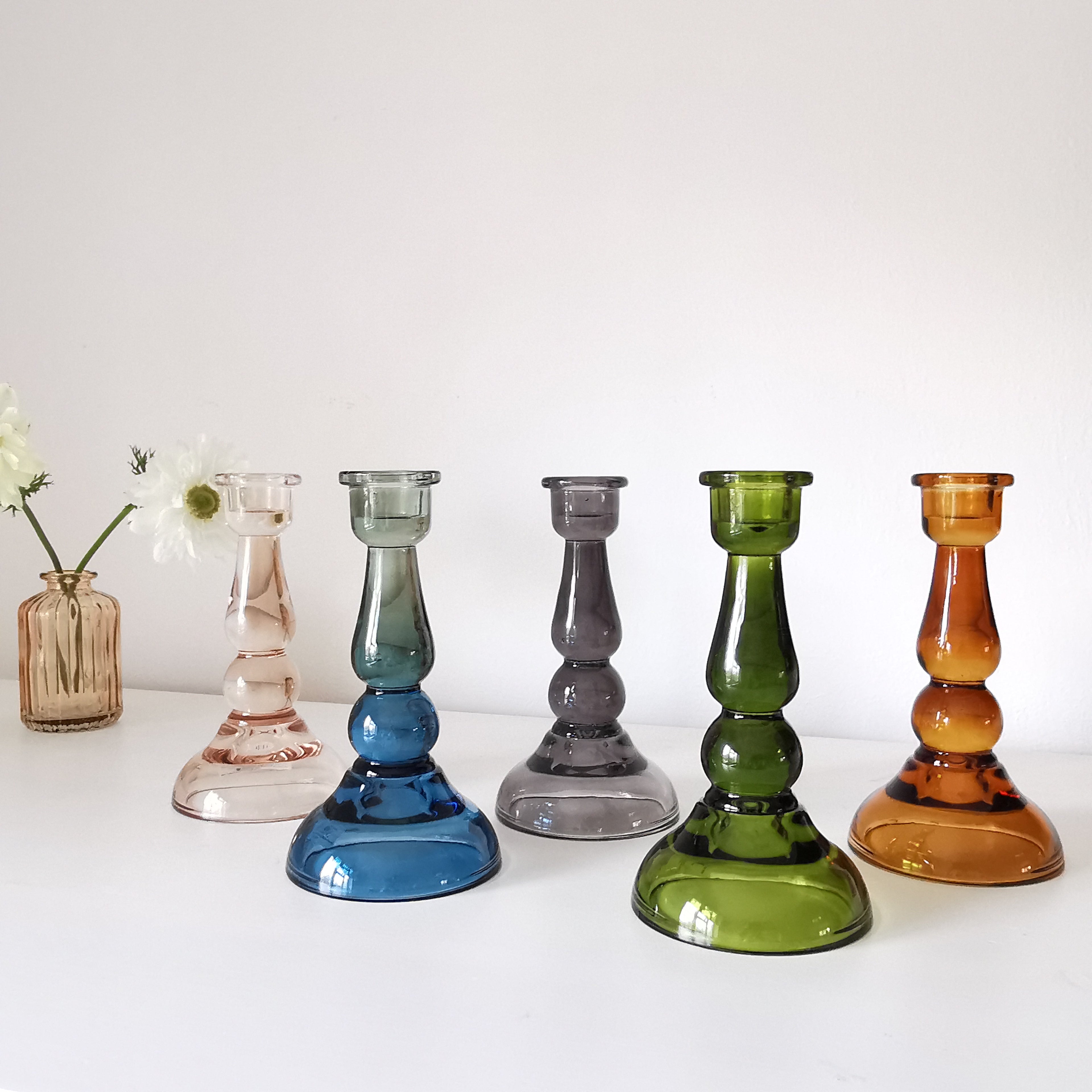 Retro Dinner Candlestick Holder