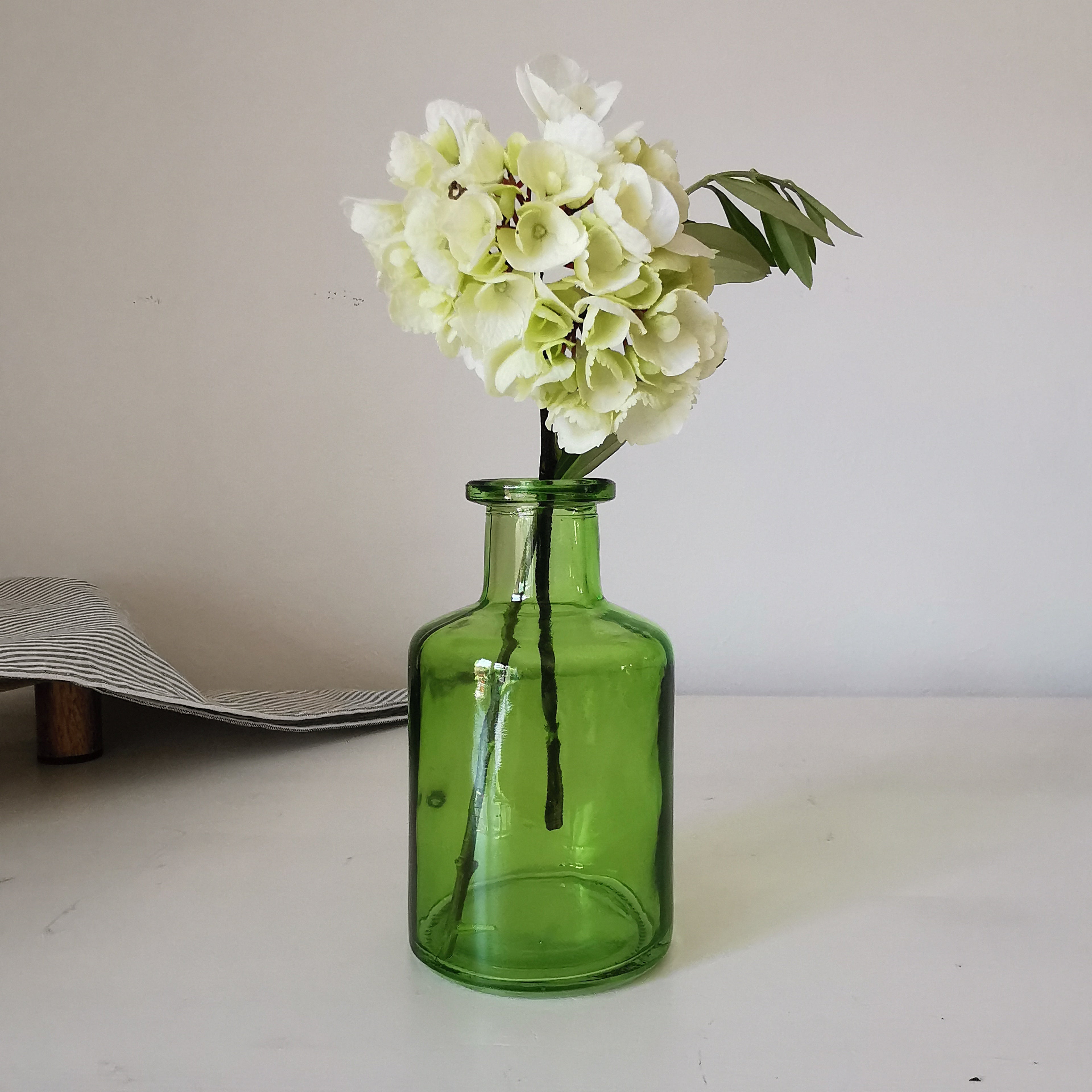 Single Stem Bottle Glass Coloured Vases