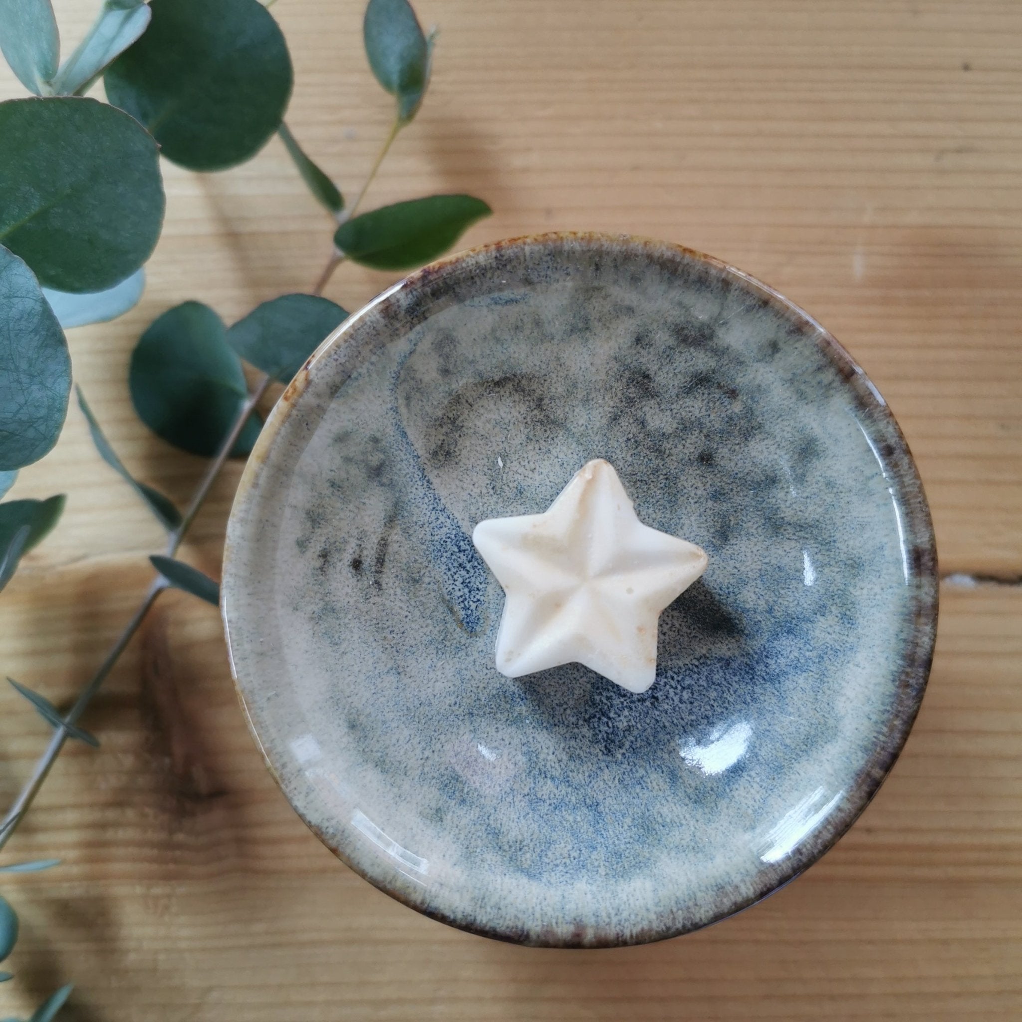 Reactive Glazed Speckled Wax Melt Burner