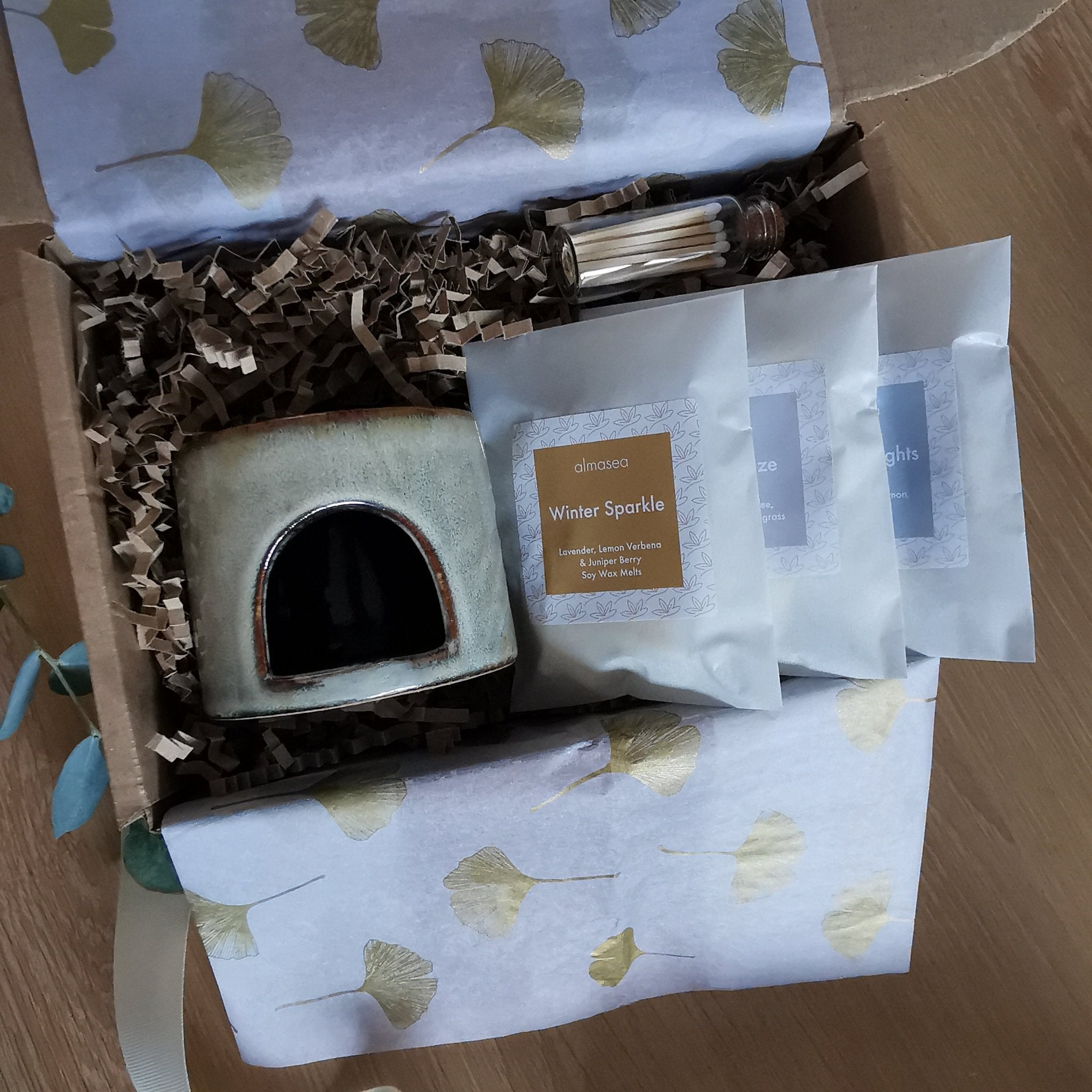 Reactive Glazed Speckled Wax Melt Burner