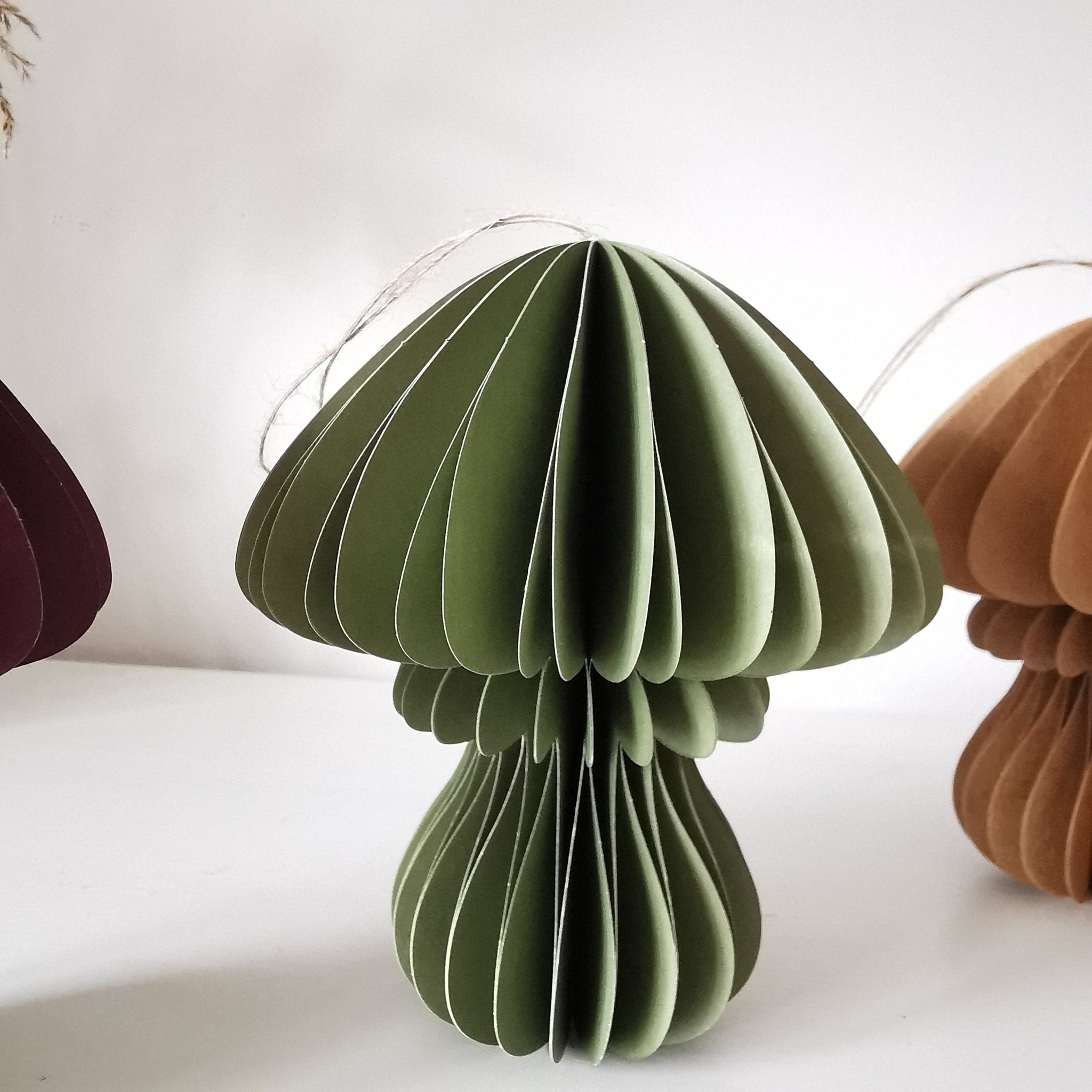 Hanging Paper Mushroom Decoration Ornaments