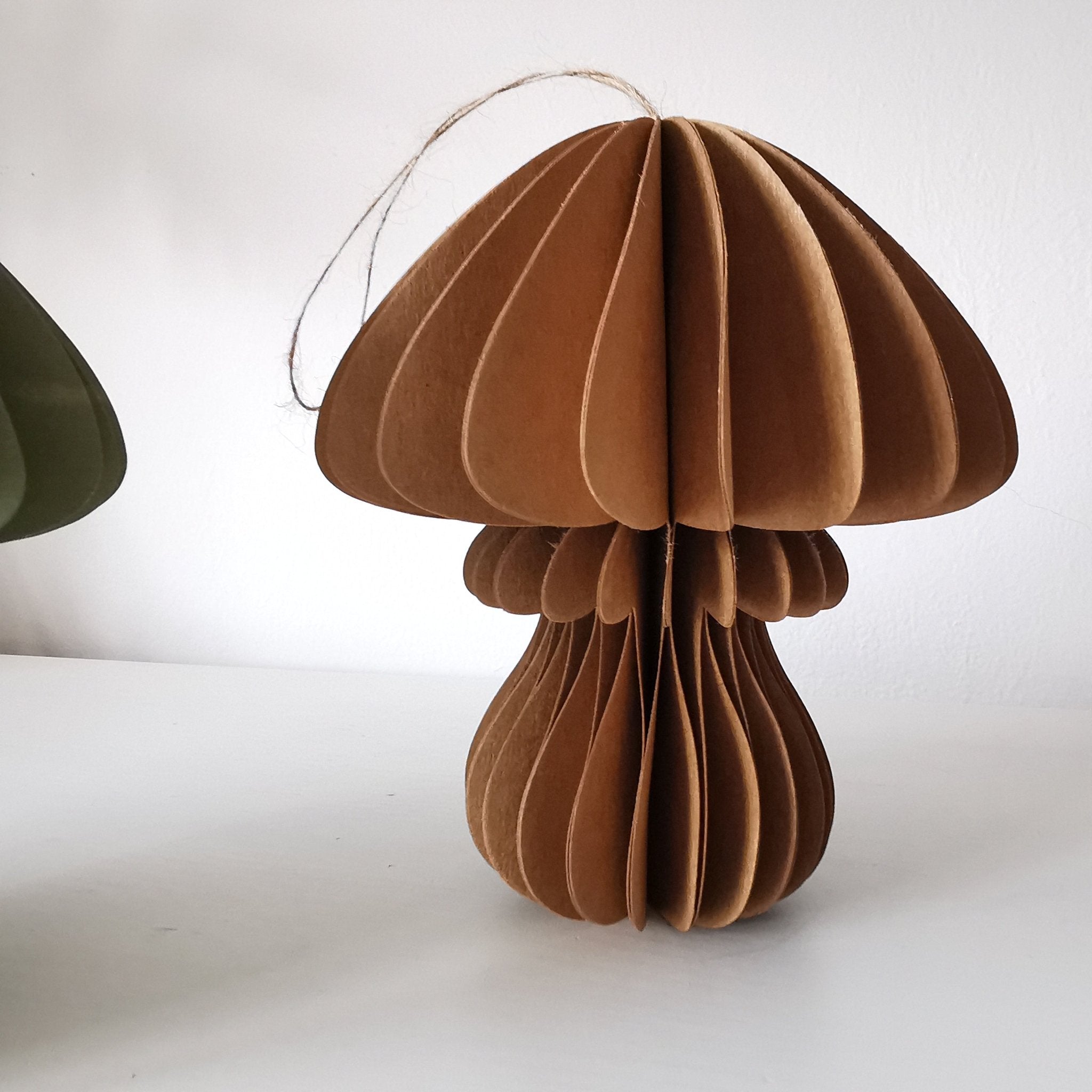 Hanging Paper Mushroom Decoration Ornaments