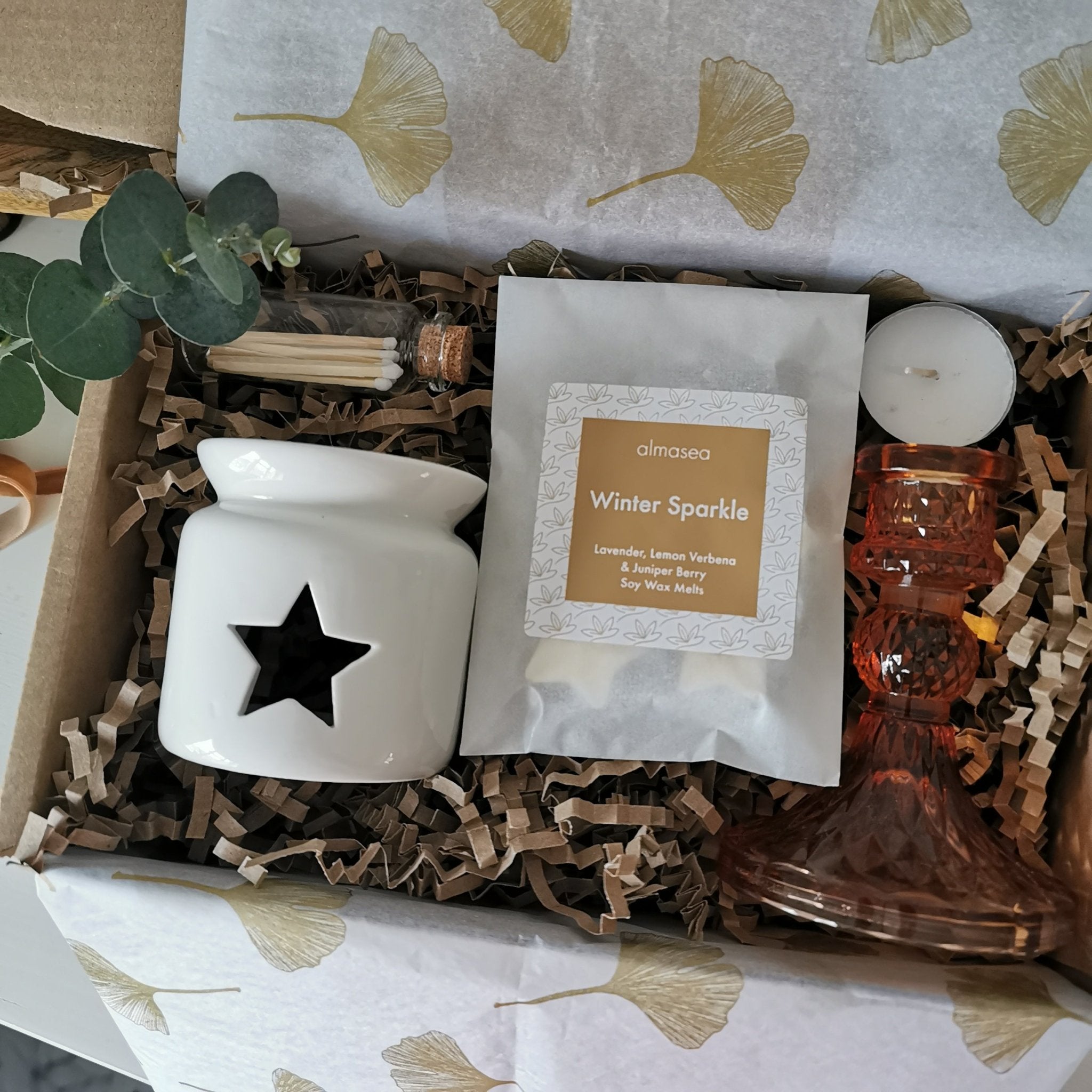 Festive Cheer Gift Box Wax Melt Burner Gift Set