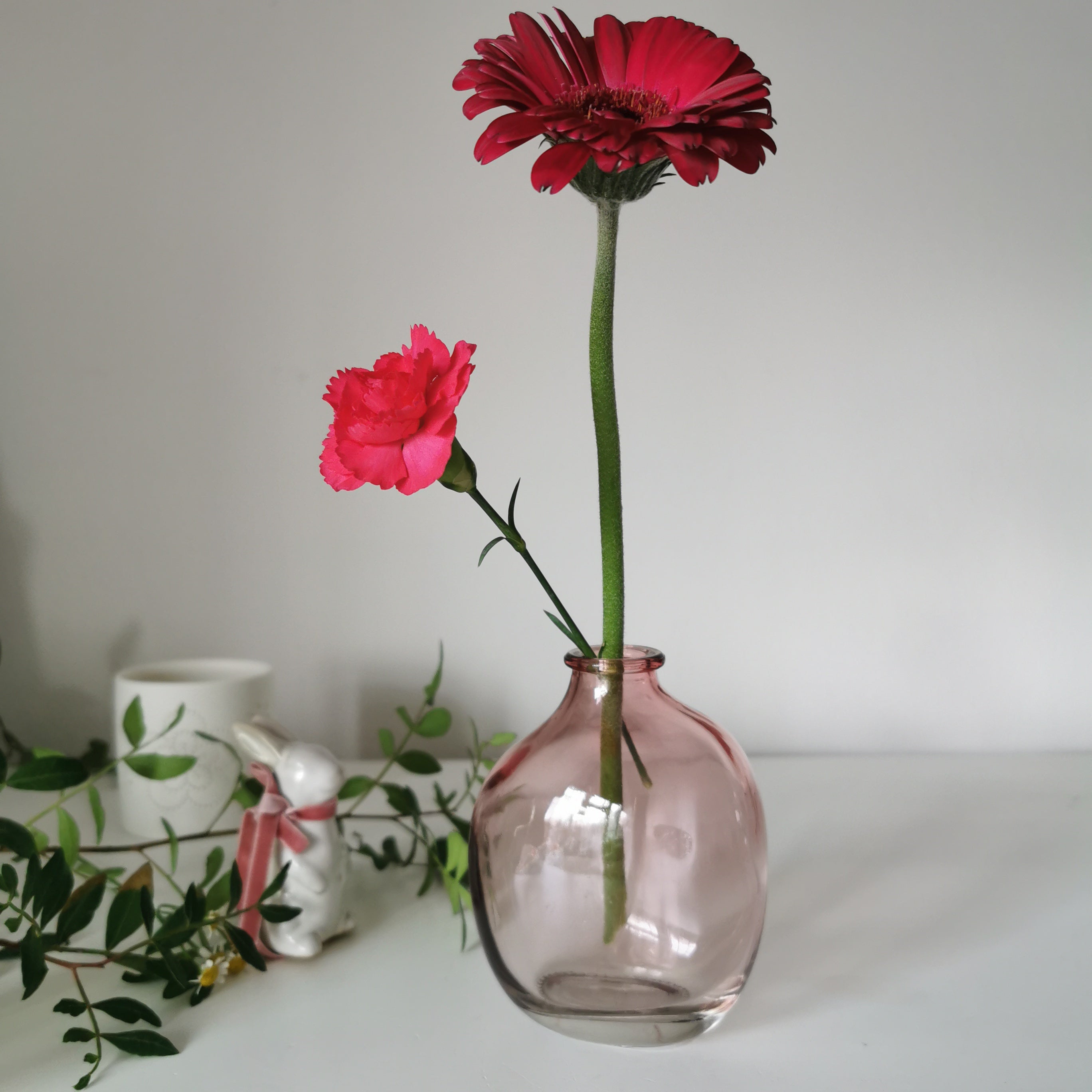 Organic Glass sculptural vases set of 3
