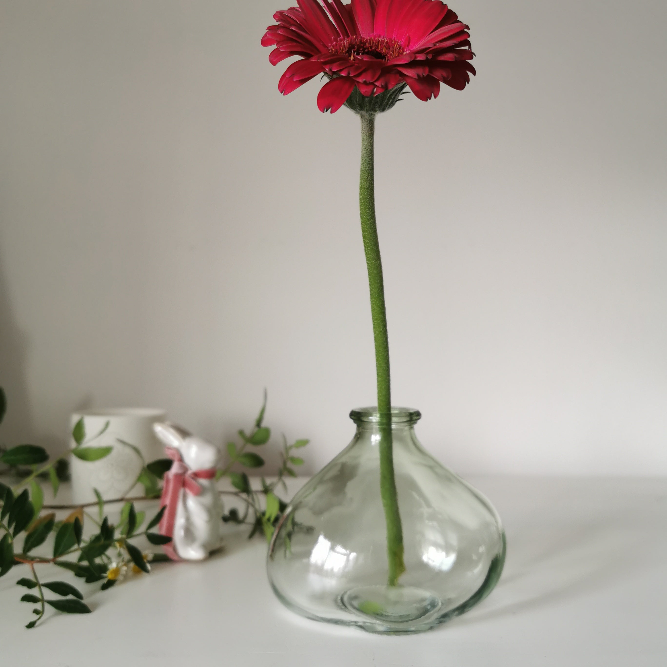 Organic Glass sculptural vases set of 3