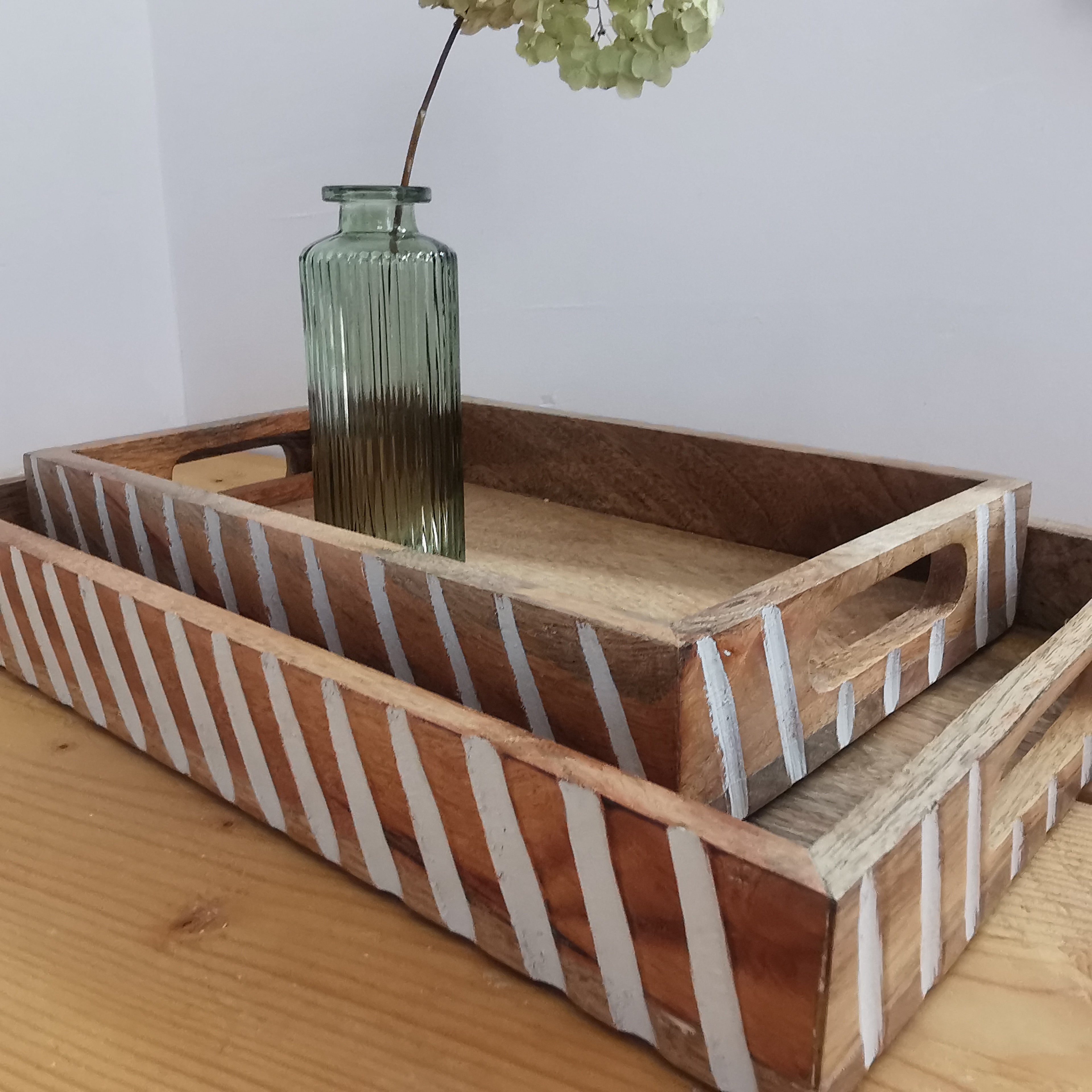 Mango Wood Serving Tray with handles