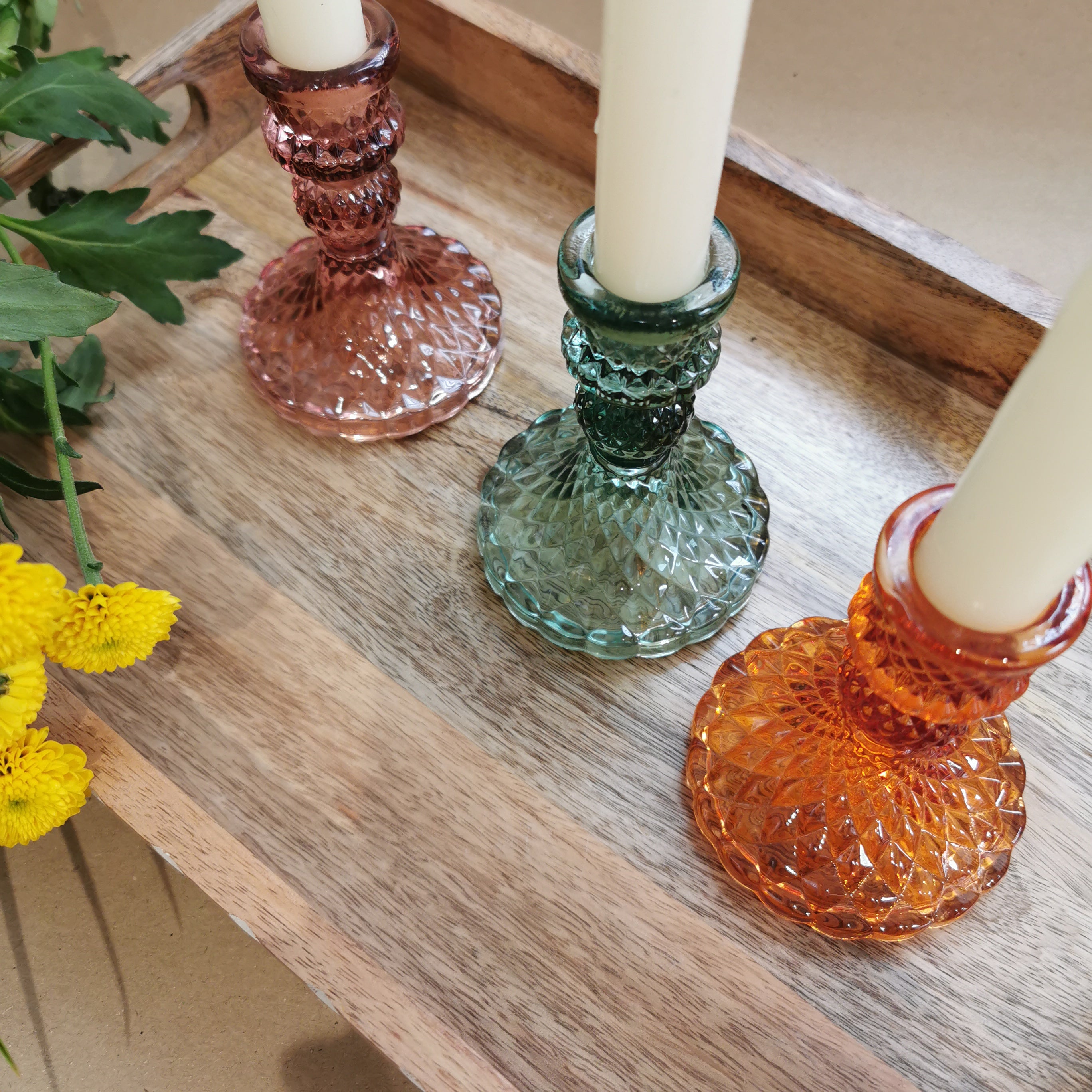 Autumn Candlestick Holders 11cm