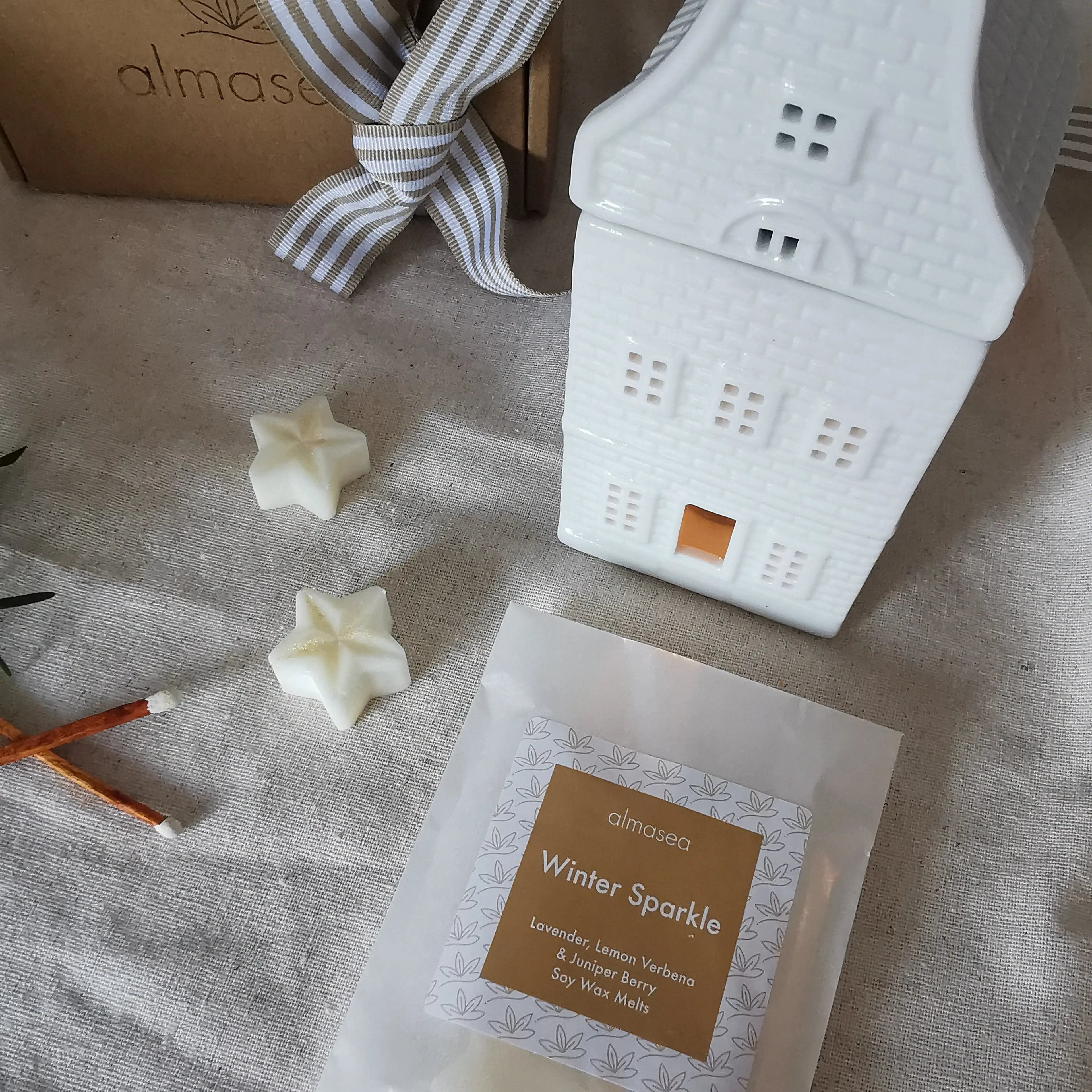 Ceramic Nordic House Wax Burner Almasea