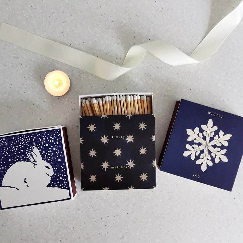Archivist Matchbox – Extra Long Christmas Matches   Handcrafted Sustainable Living  Almasea