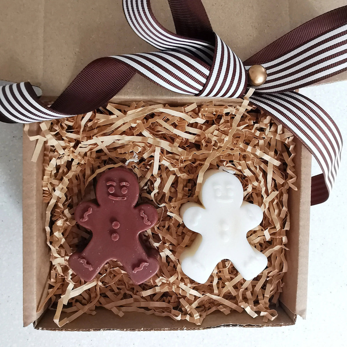 Handmade Christmas Soy Pillar Candle Gift Box   Handcrafted Sustainable Living  Almasea
