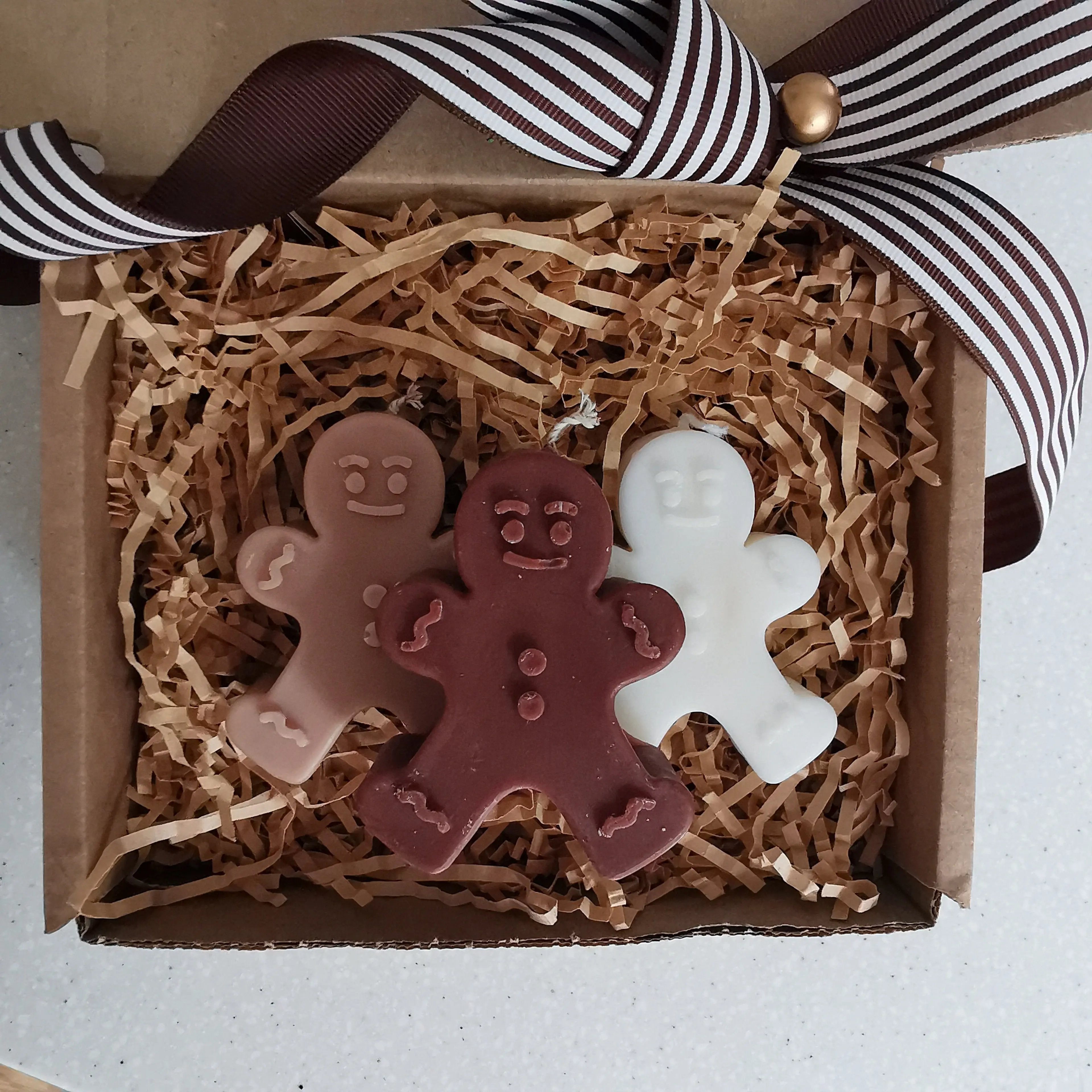 Pillar Festive Soy Candles Gift Box Almasea