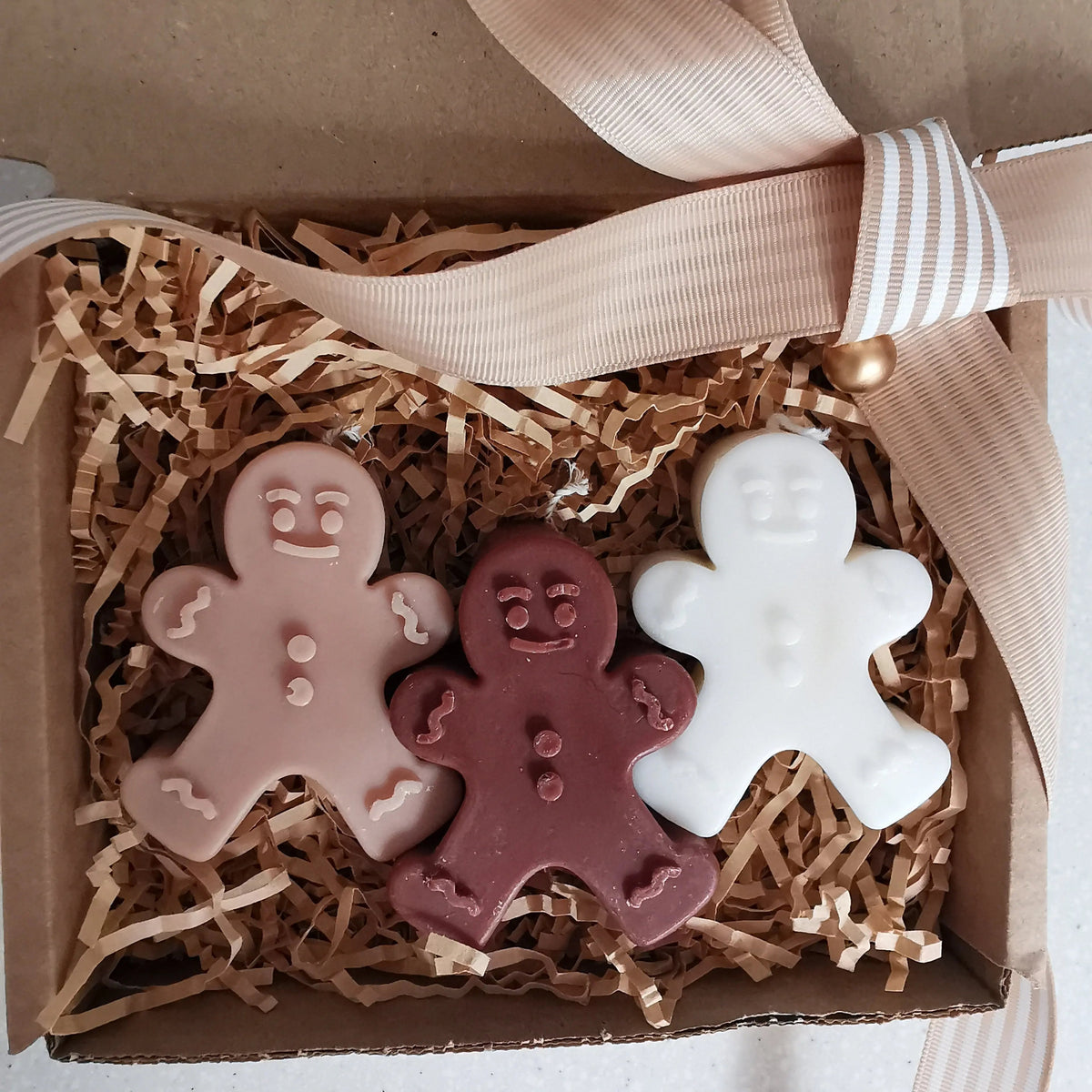 Handmade Christmas Soy Pillar Candle Gift Box   Handcrafted Sustainable Living  Almasea