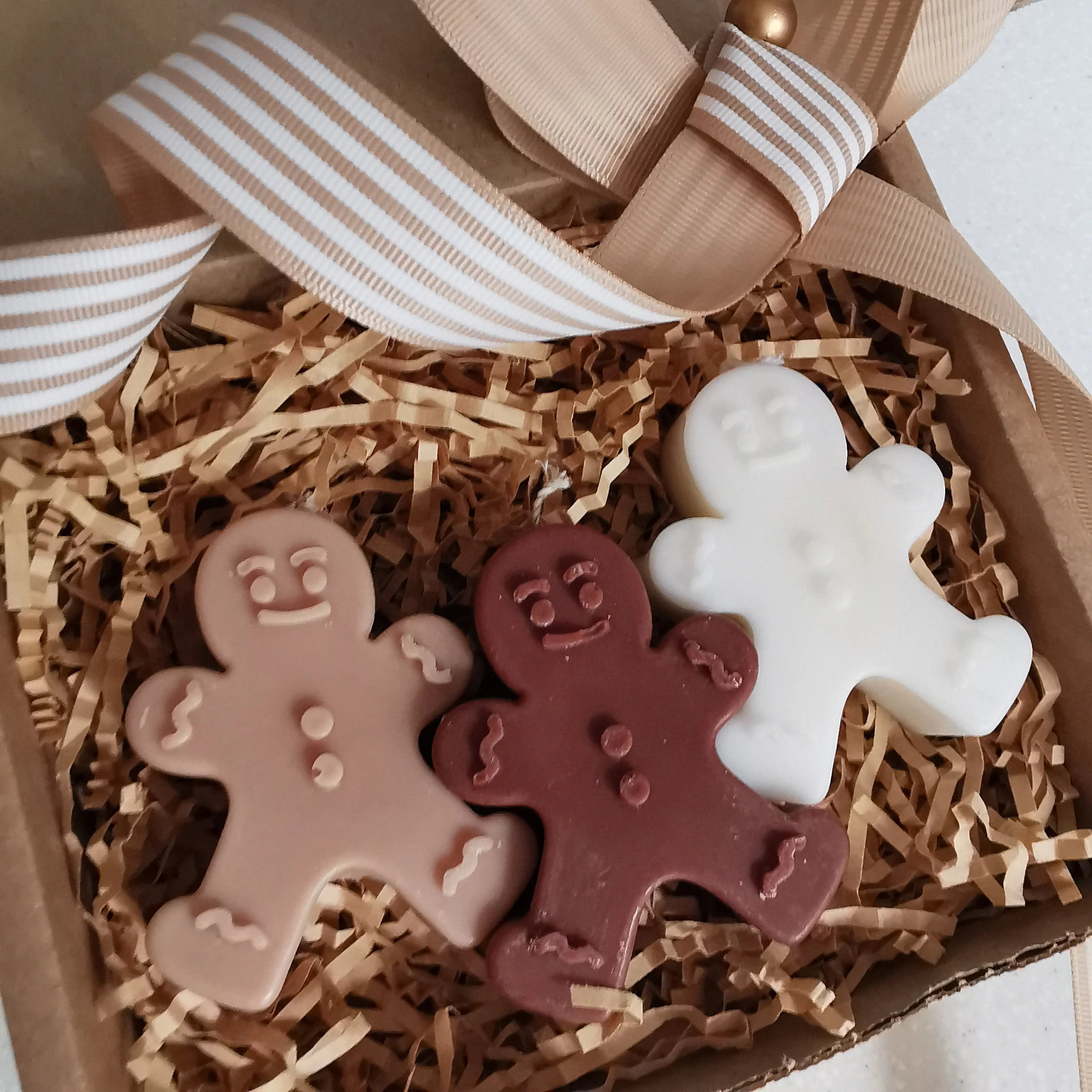 Pillar Festive Soy Candles Gift Box Almasea