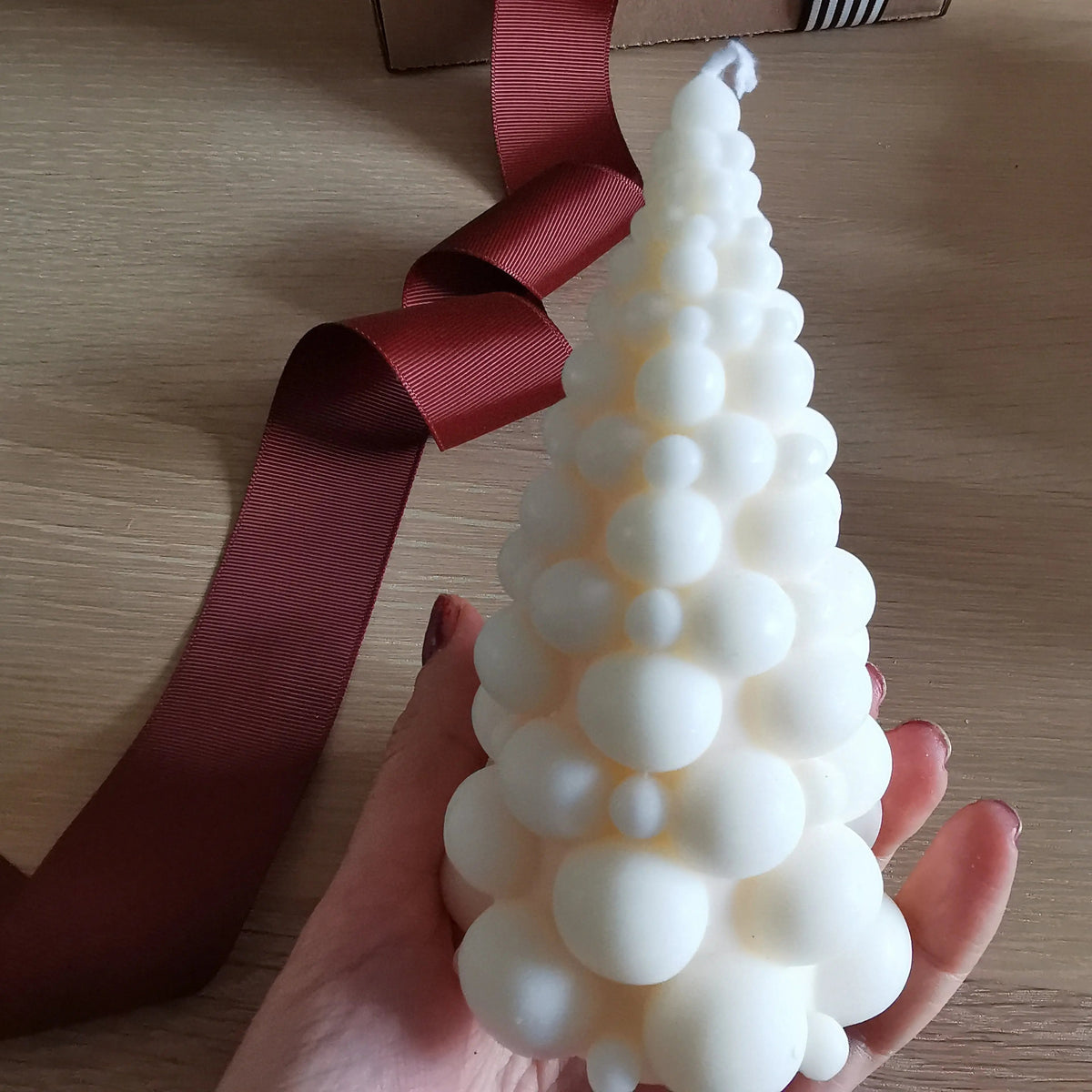 Handmade Christmas Tree Soy Candles   Handcrafted Sustainable Living  Almasea