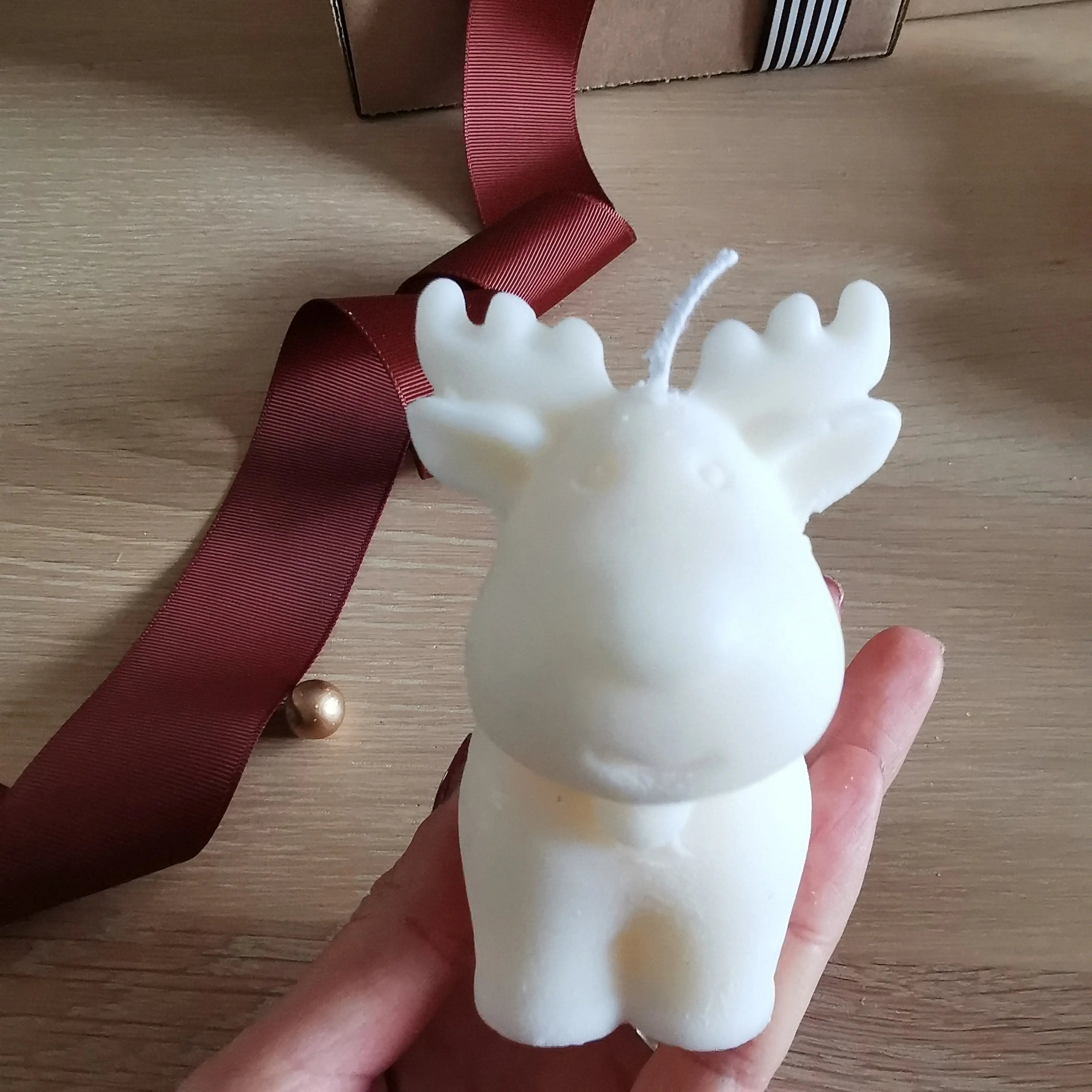 Reindeer Snowman Santa Soy Candles Almasea