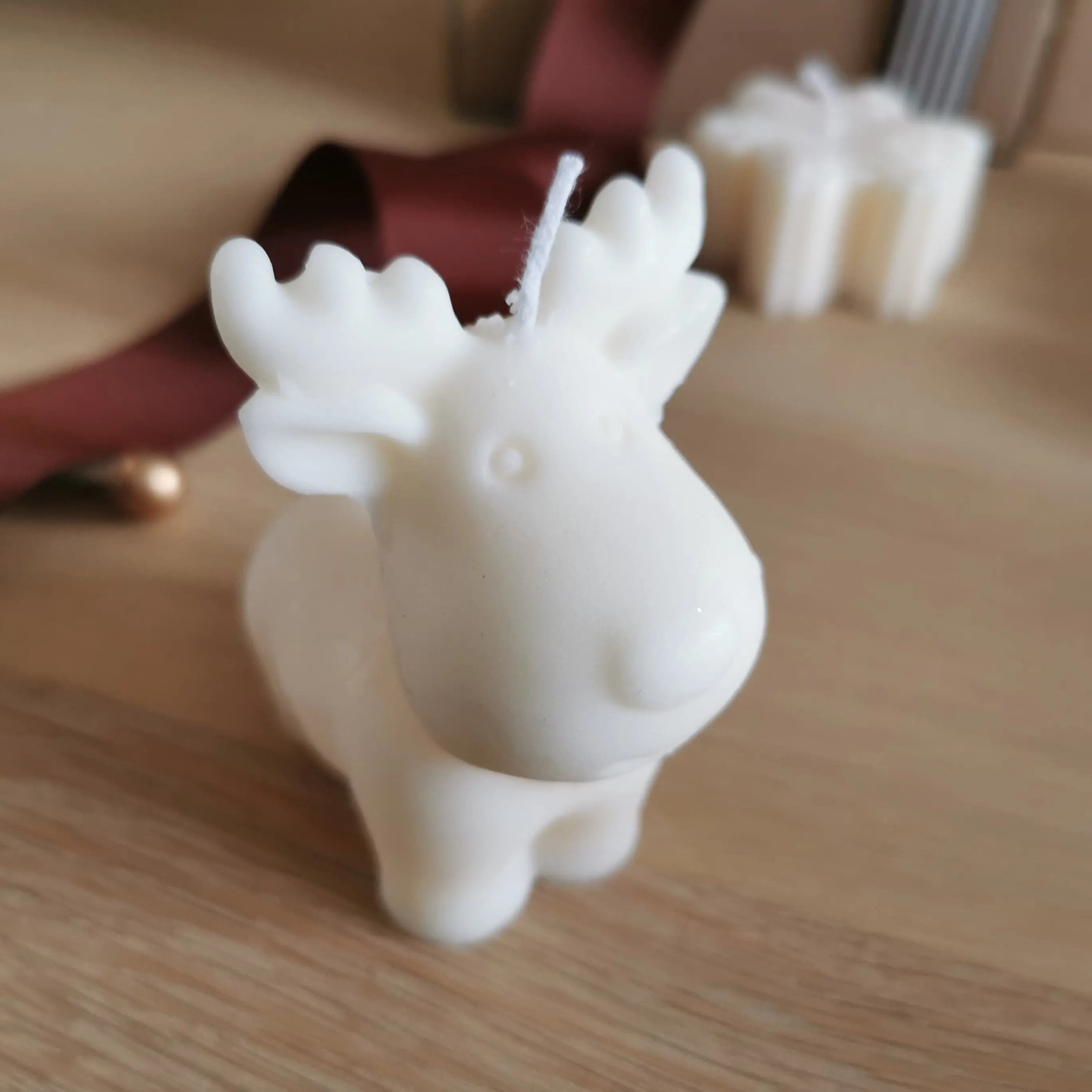 Reindeer Snowman Santa Soy Candles Almasea