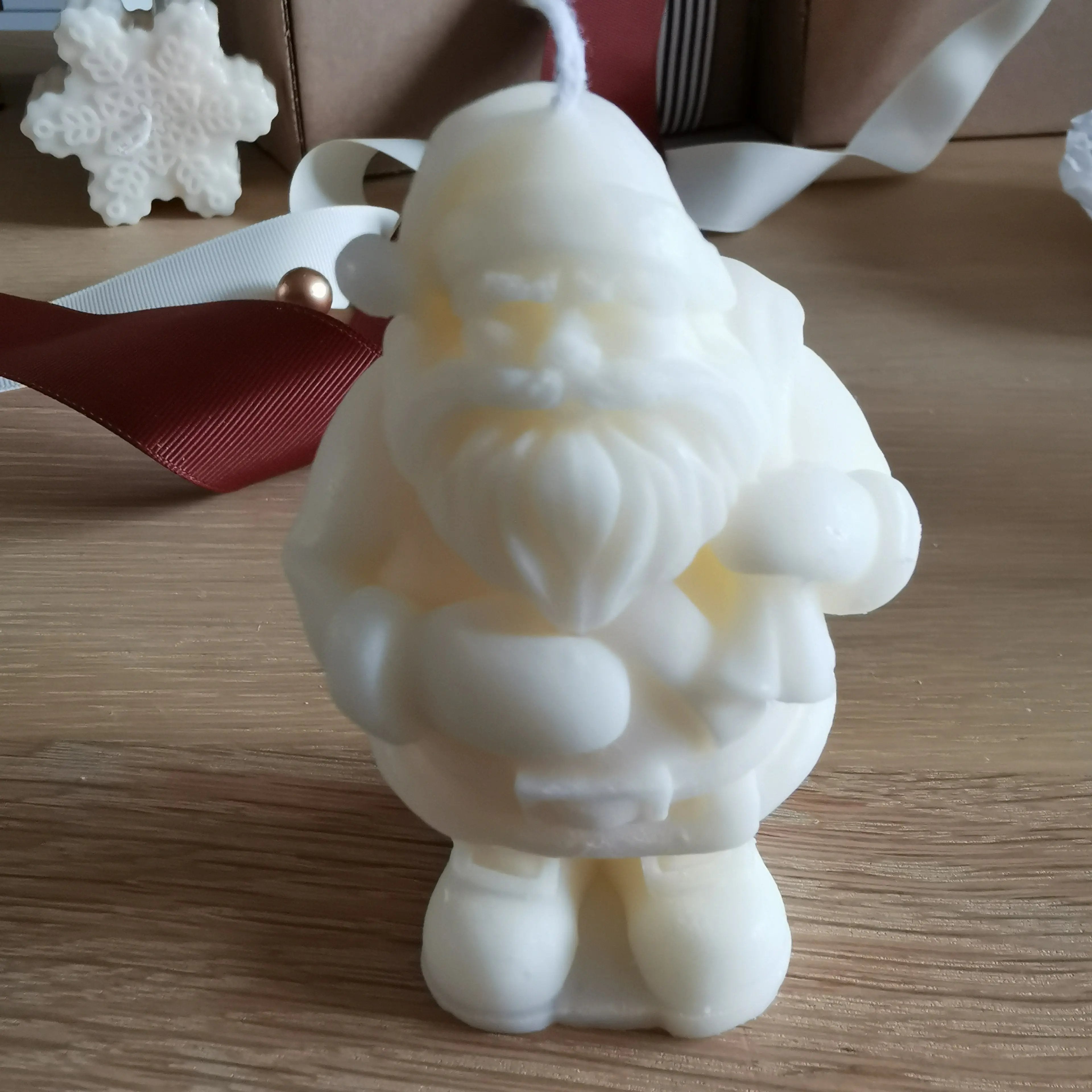 Reindeer Snowman Santa Soy Candles Almasea