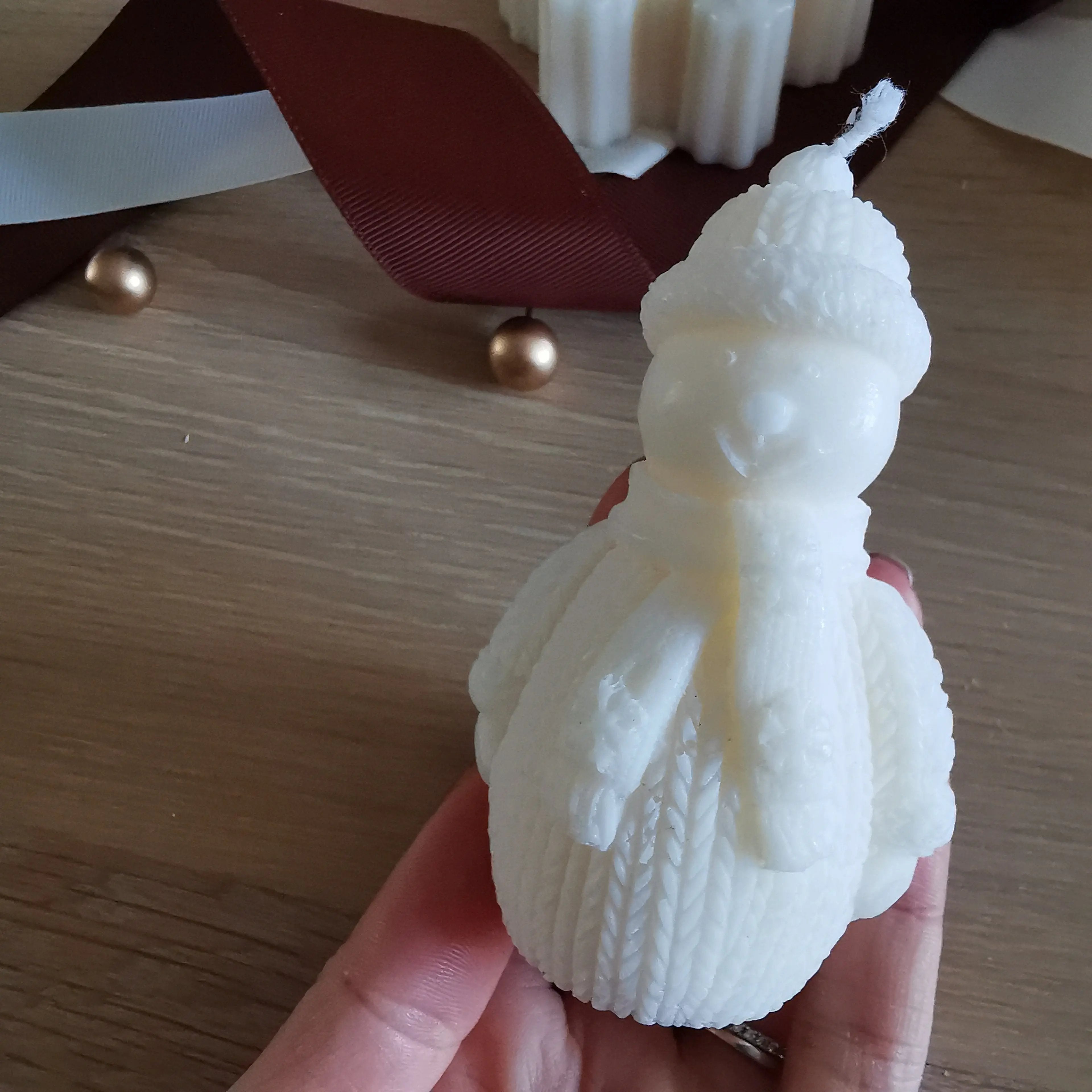 Reindeer Snowman Santa Soy Candles Almasea