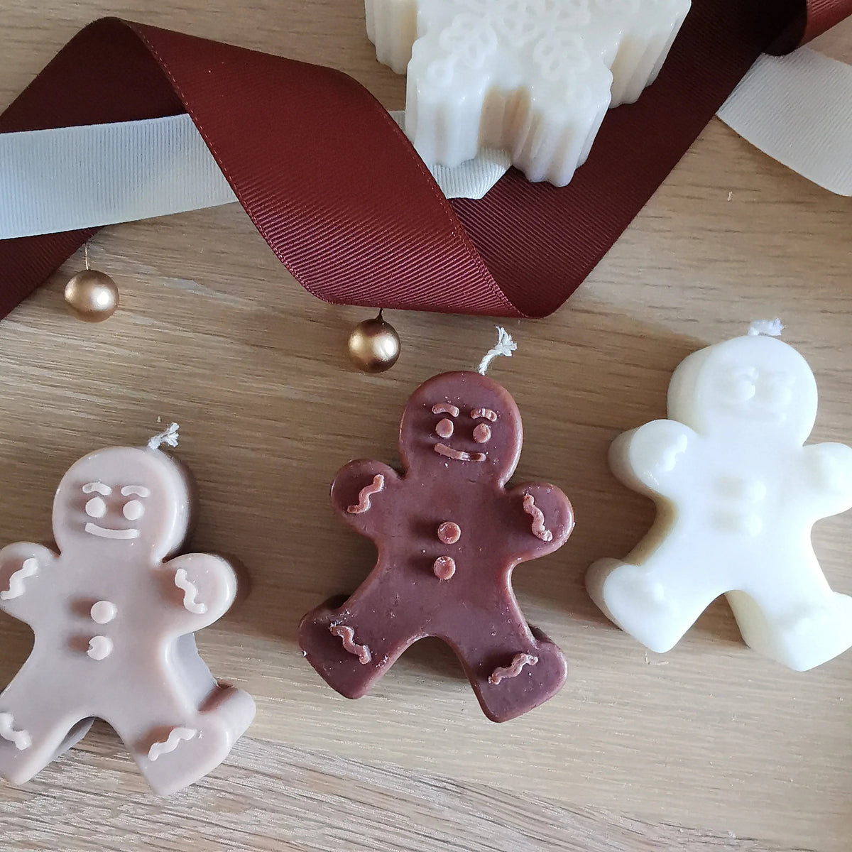 Handmade Unscented Christmas Soy Candles | Soy Pillar Candle Ornaments   Handcrafted Sustainable Living  Almasea