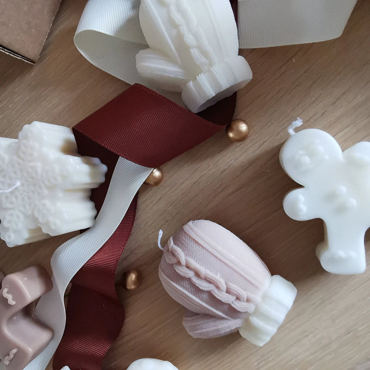 Handmade Unscented Christmas Soy Candles | Soy Pillar Candle Ornaments   Handcrafted Sustainable Living  Almasea