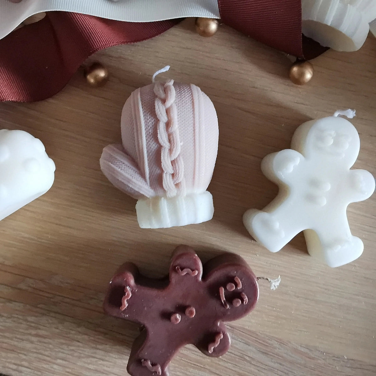 Handmade Unscented Christmas Soy Candles | Soy Pillar Candle Ornaments   Handcrafted Sustainable Living  Almasea