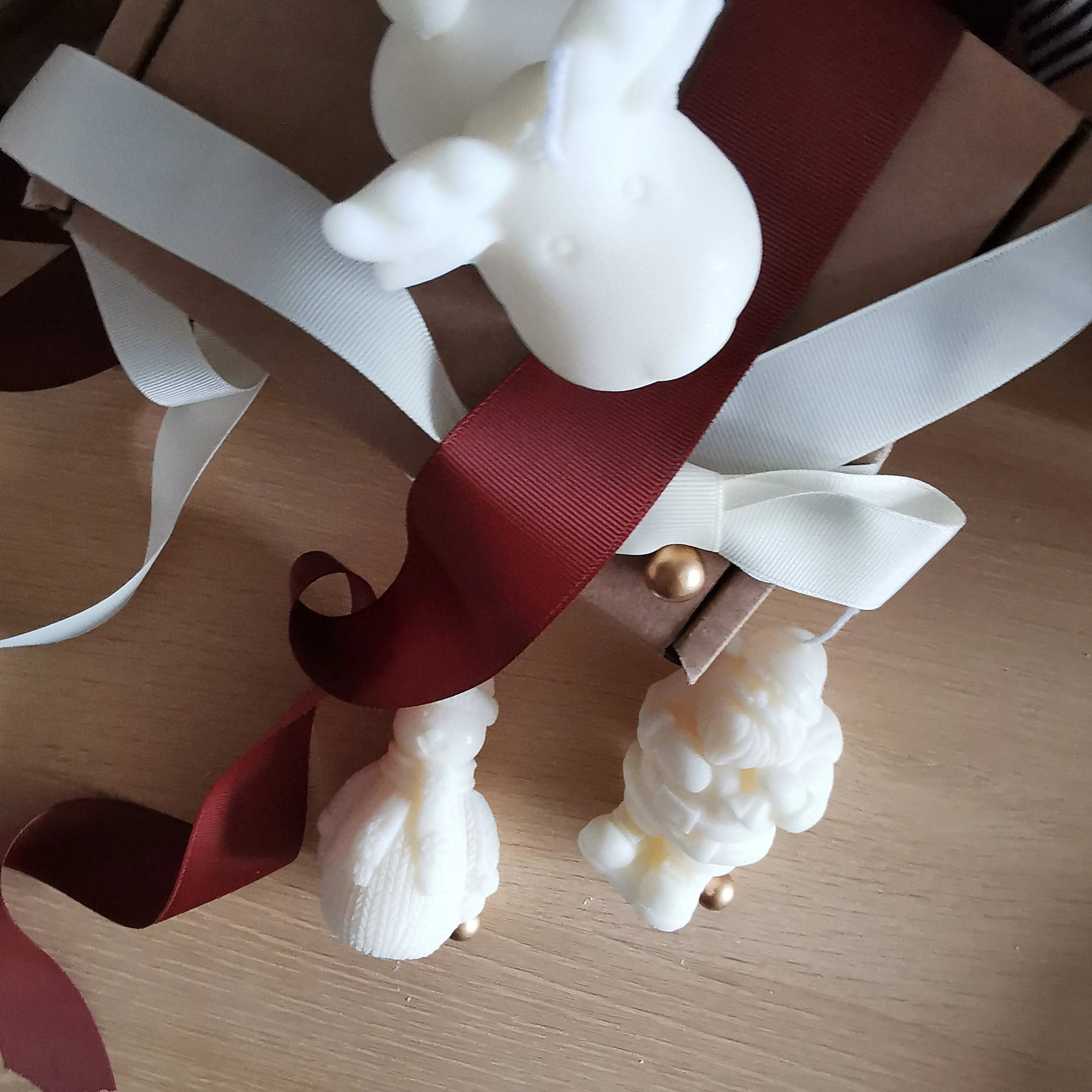 Reindeer Snowman Santa Soy Candles Almasea