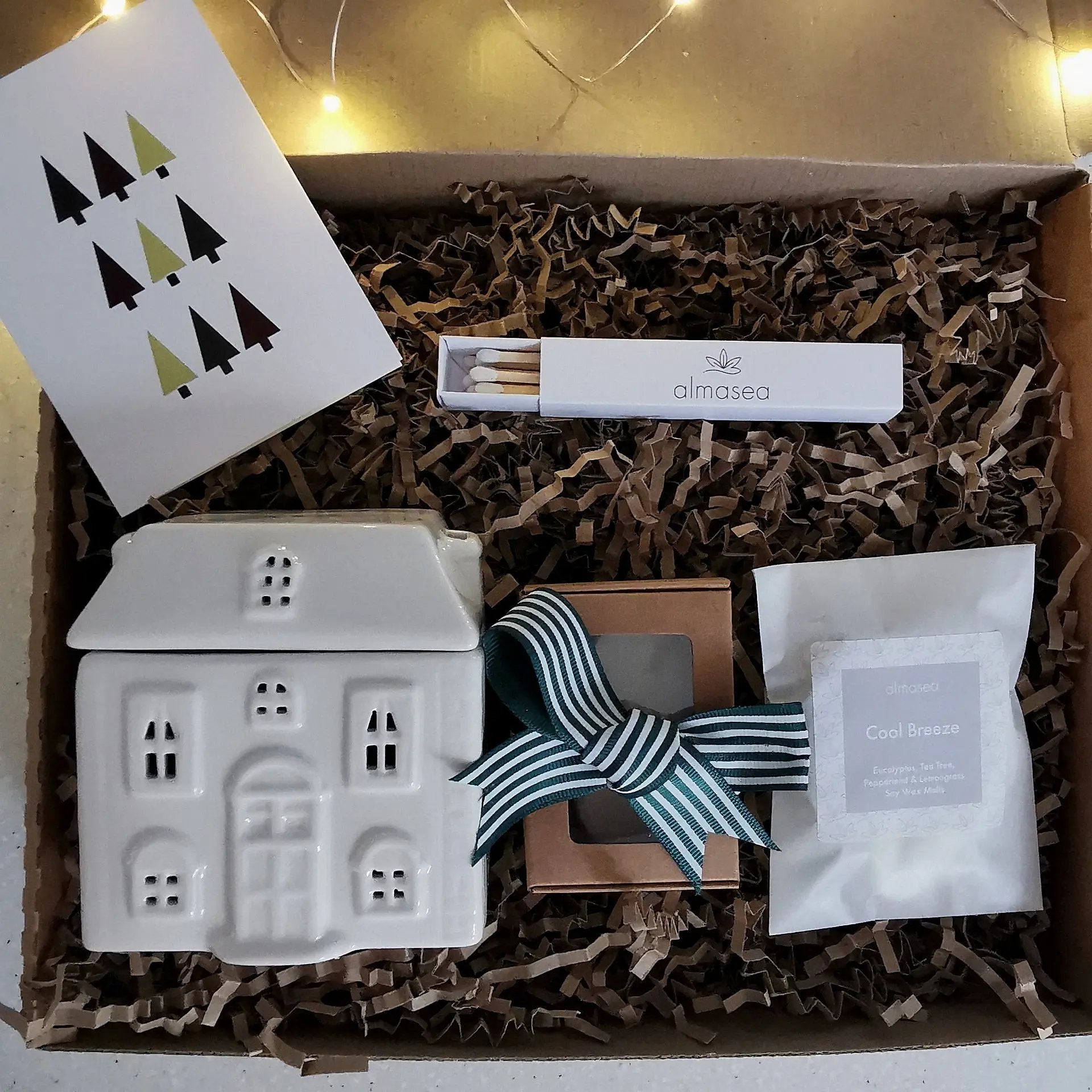 White House Wax Burner Gift Box Almasea