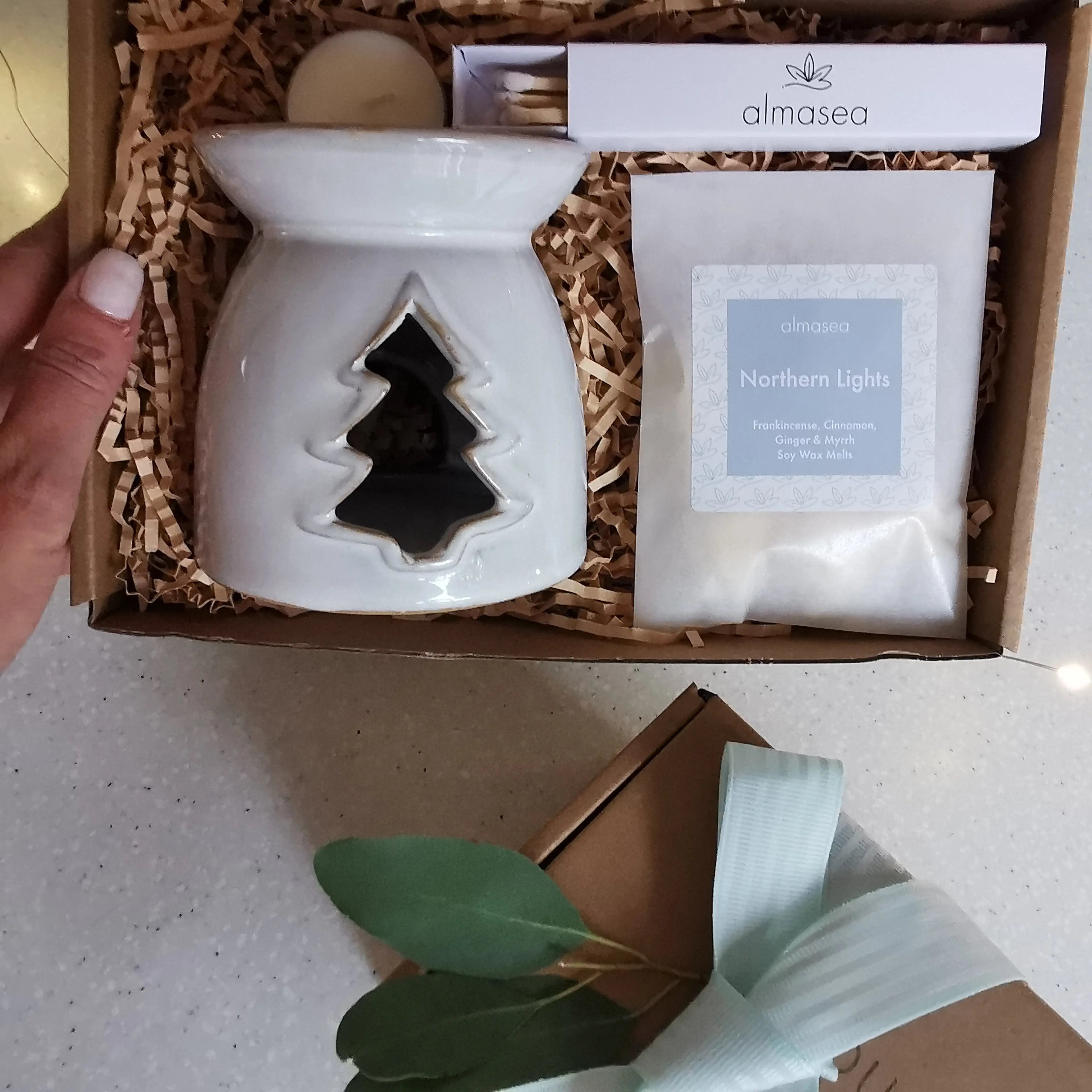 Angel Tree Wax Burner Gift Set Almasea