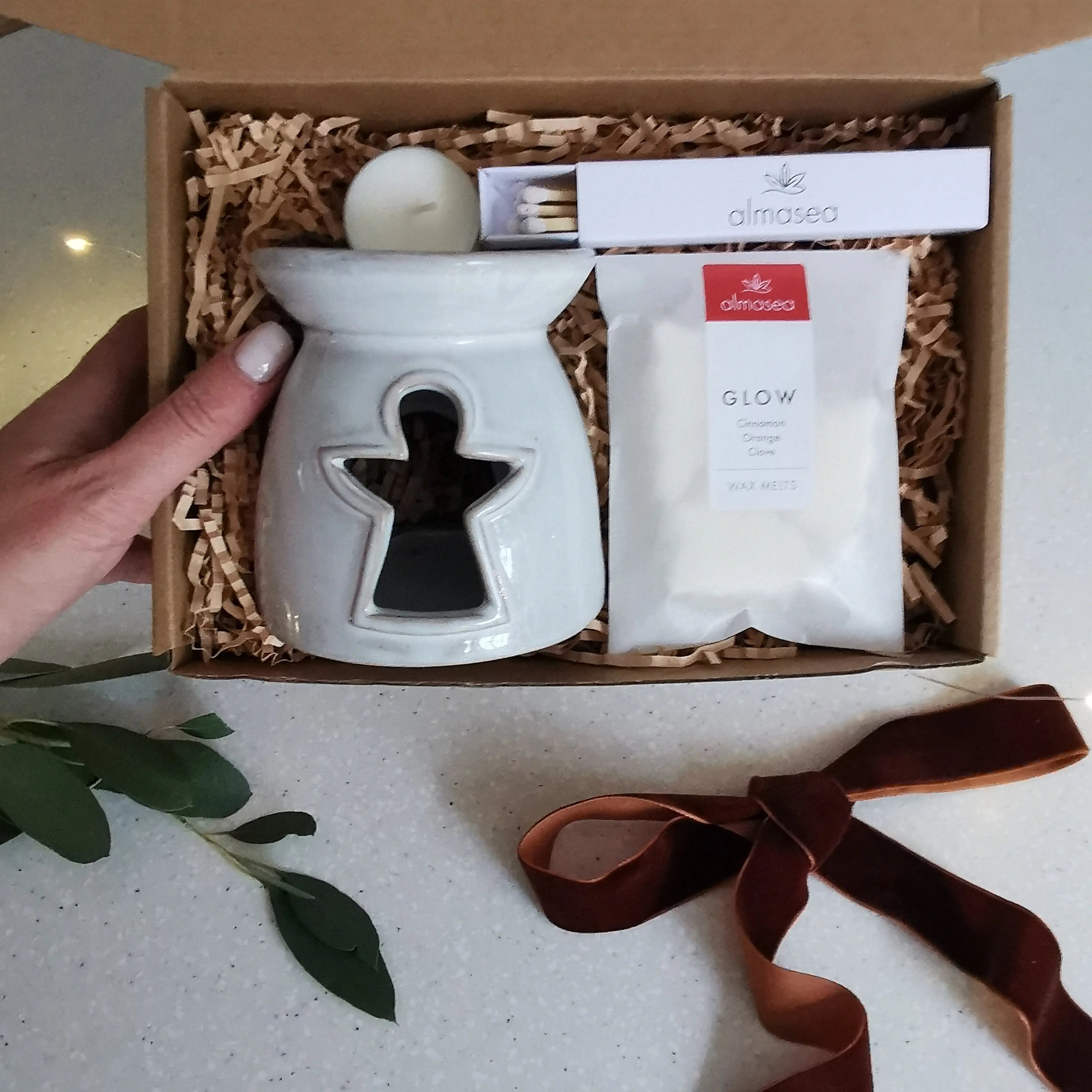 Angel Tree Wax Burner Gift Set Almasea