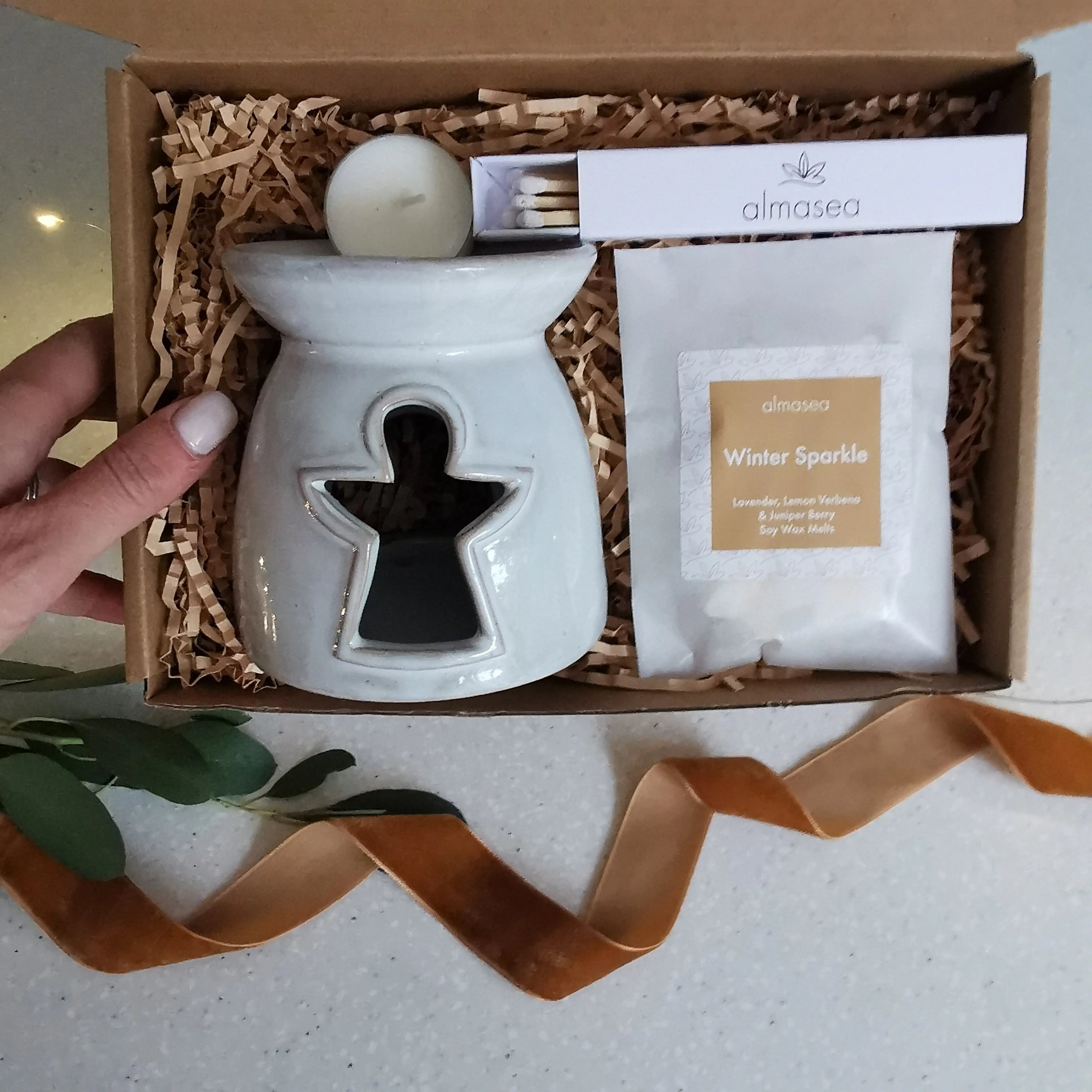Angel Tree Wax Burner Gift Set Almasea