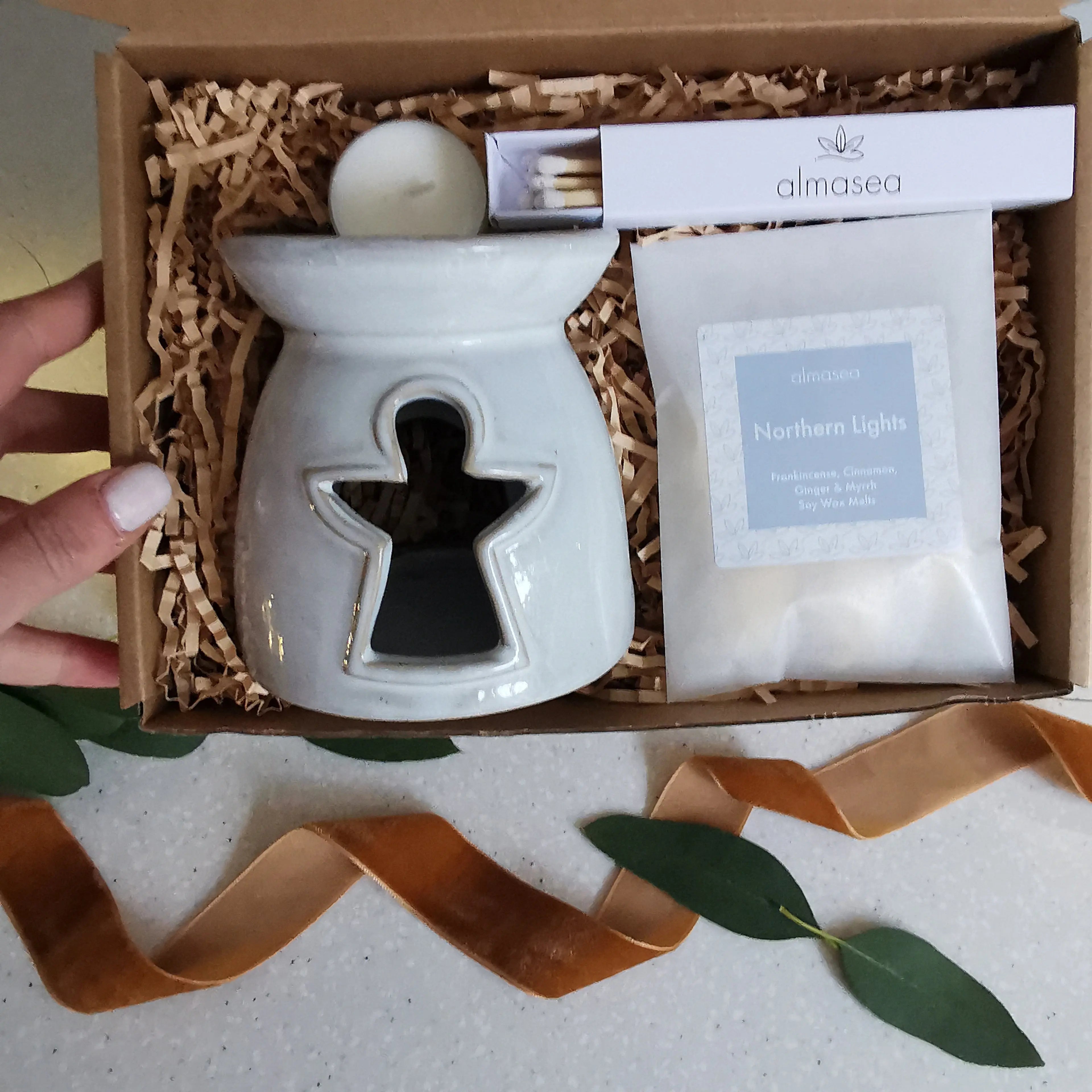 Angel Tree Wax Burner Gift Set Almasea